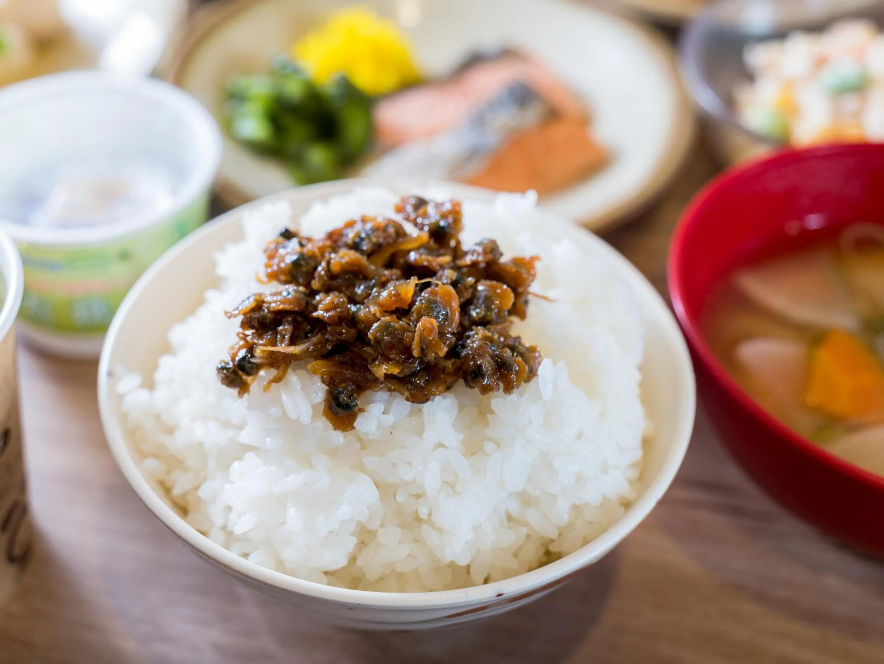 Food close-up in Super Hotel Yokkaichi Route 1