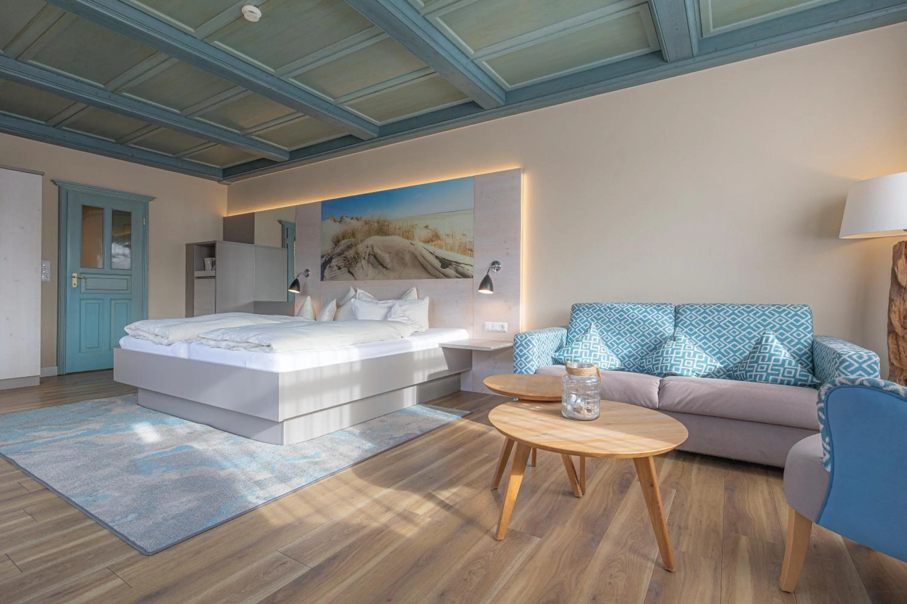 Bed in Seeblick Genuss und Spa Resort Amrum