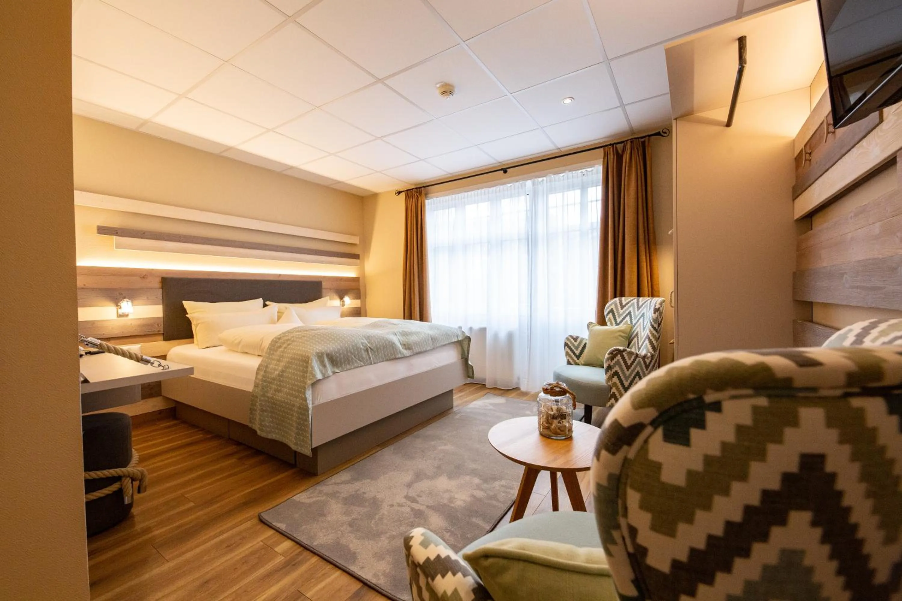 Bed in Seeblick Genuss und Spa Resort Amrum