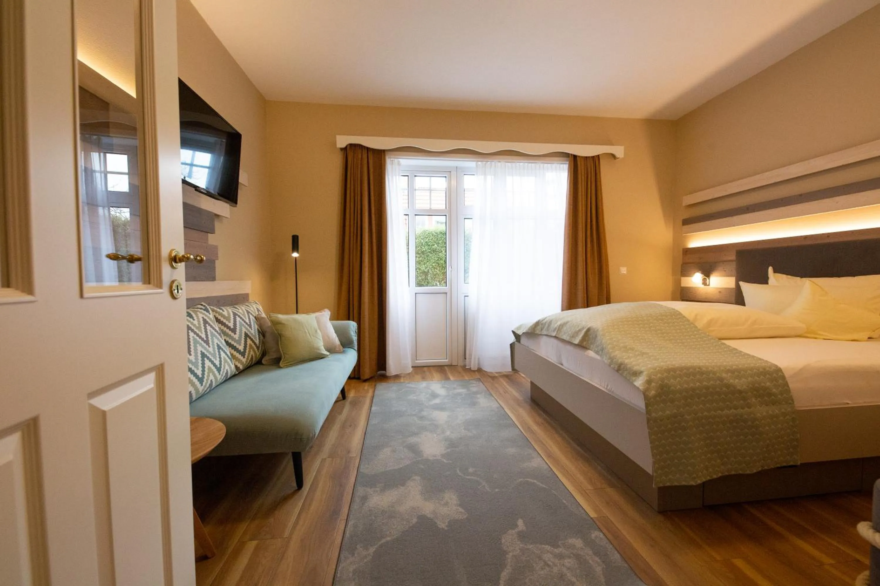 Bed in Seeblick Genuss und Spa Resort Amrum