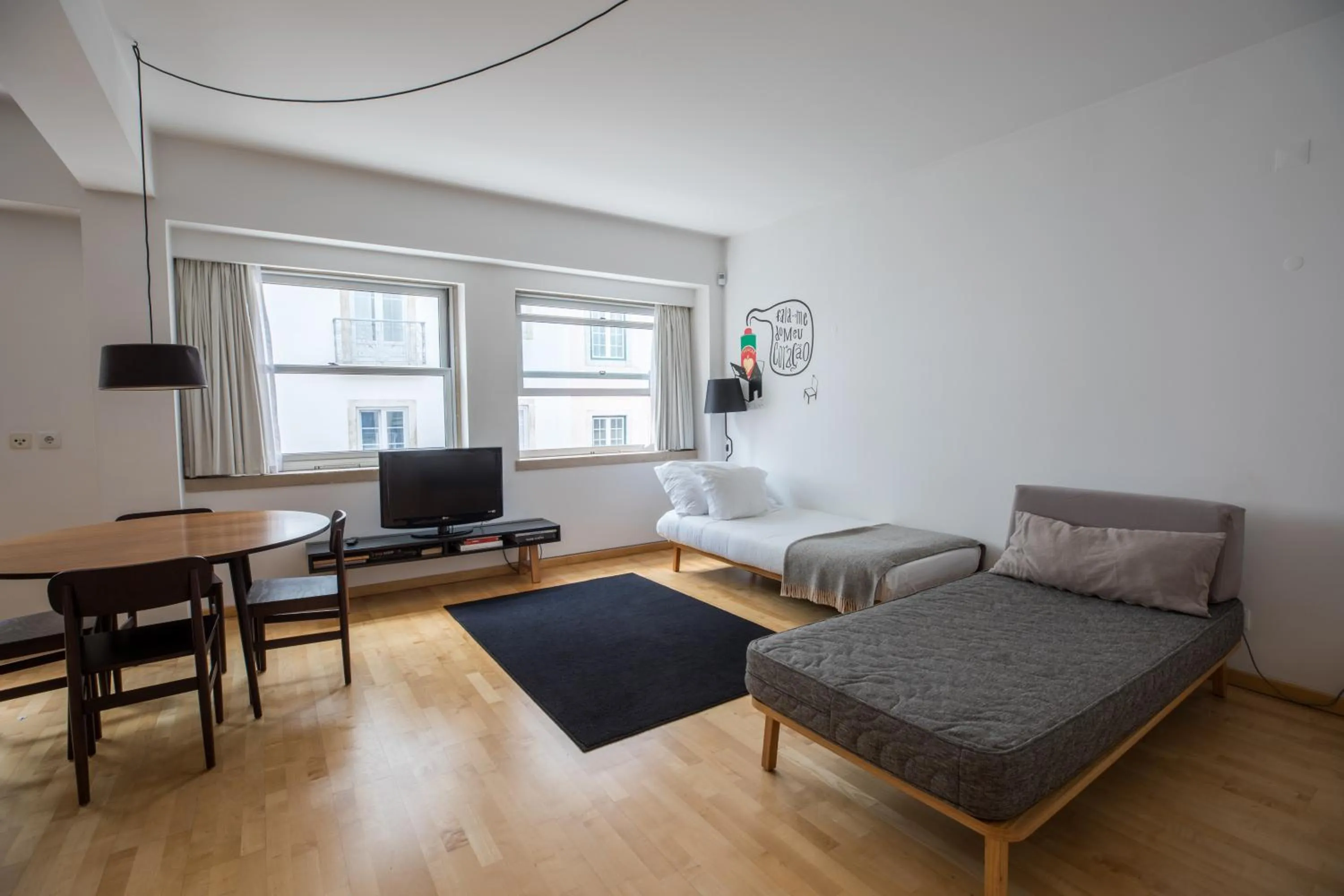Living room in The Lisbonaire Apartments