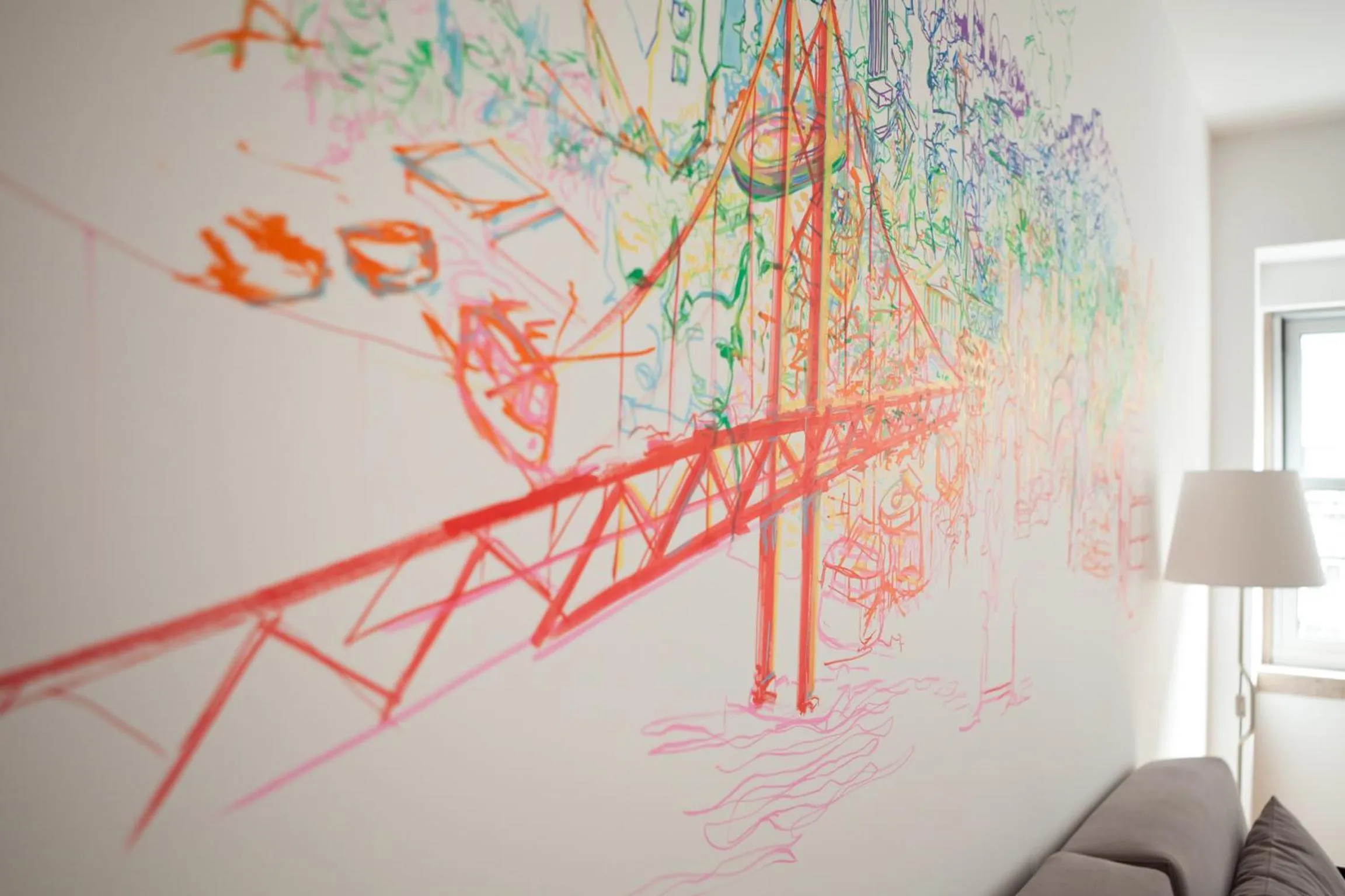 Decorative detail in The Lisbonaire Apartments