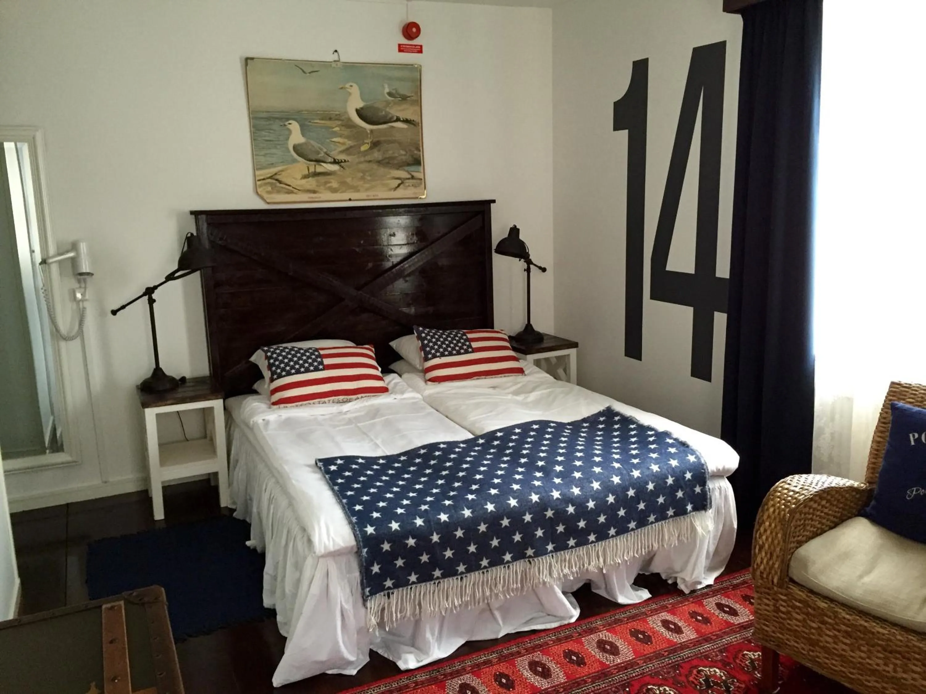 Bed in Johanssons Gårdshotell i Roslagen