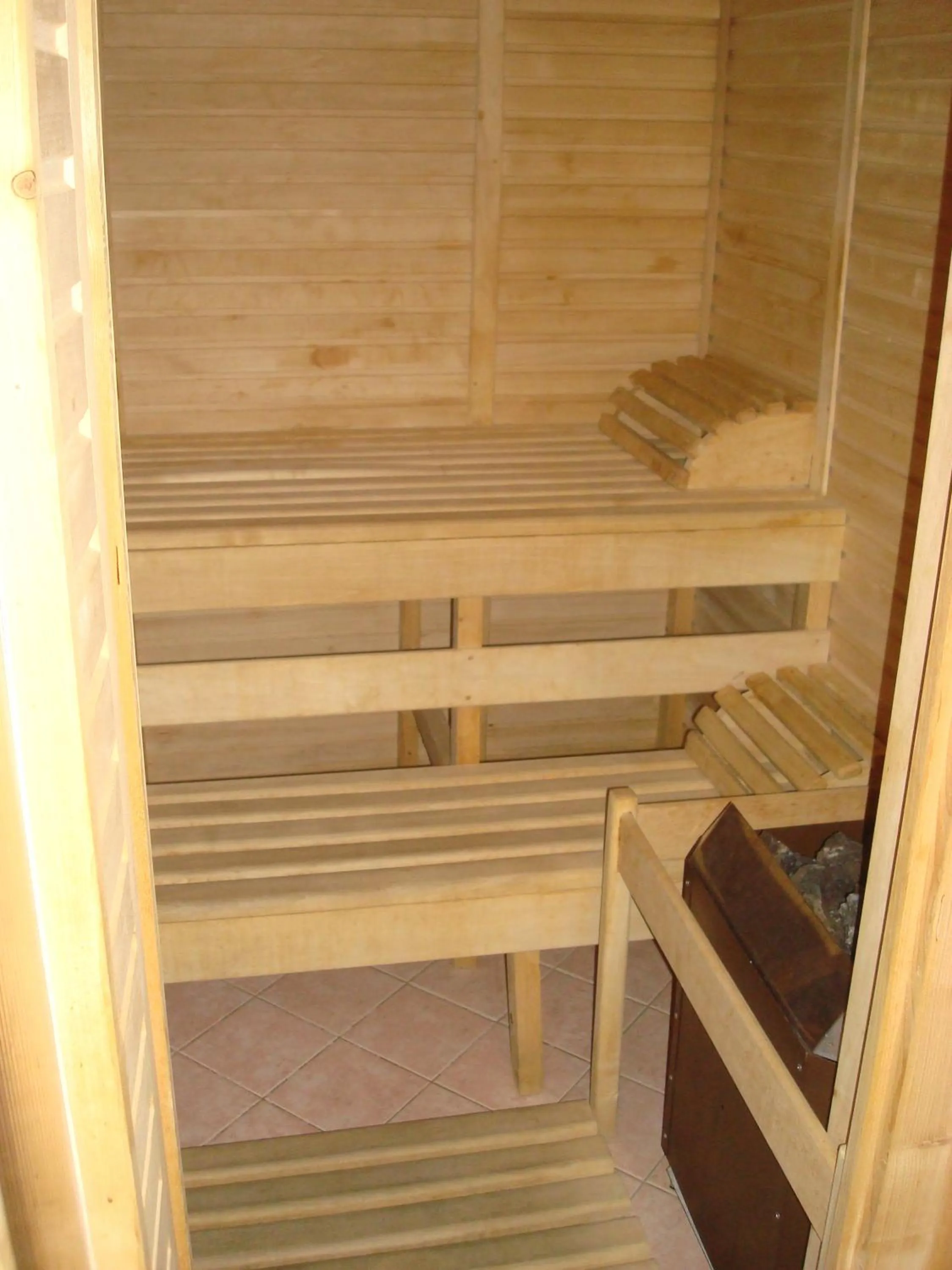 Sauna in Sport hotel POMI