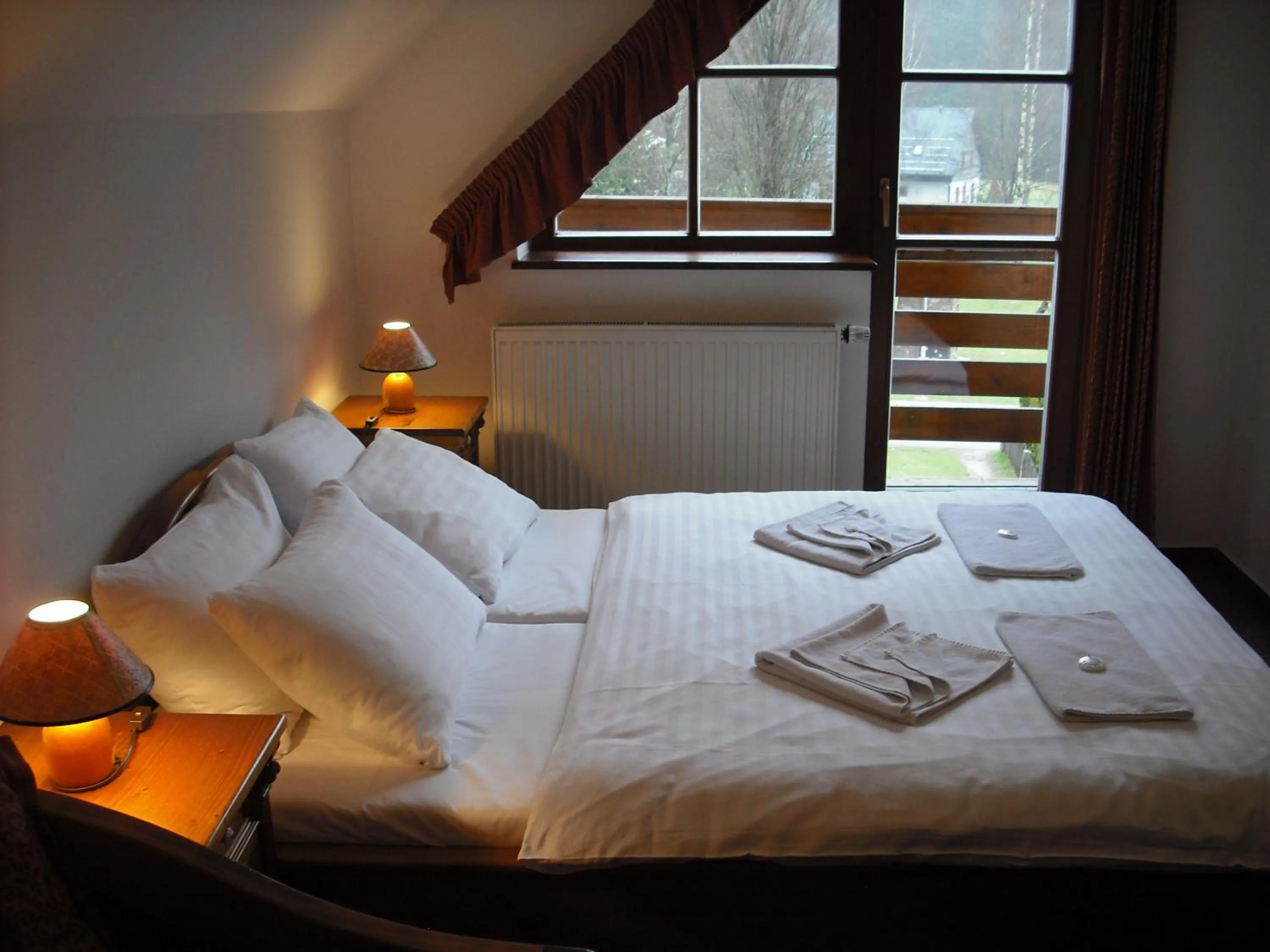 Bed in Sport hotel POMI