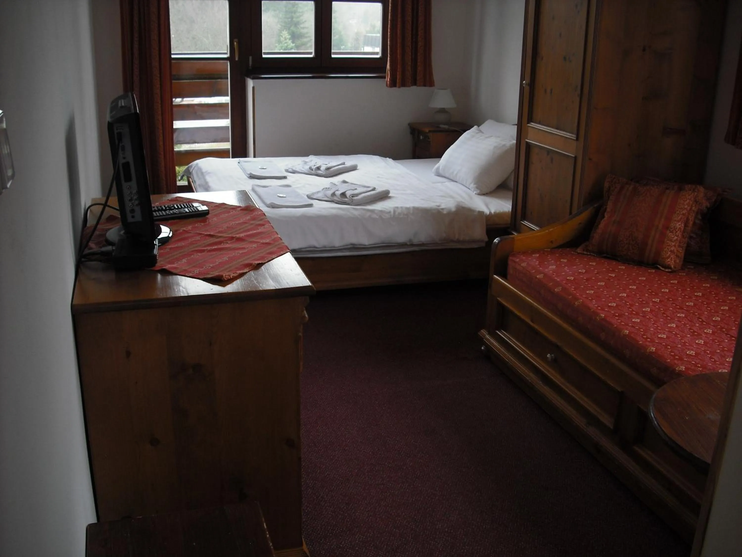 Bed in Sport hotel POMI