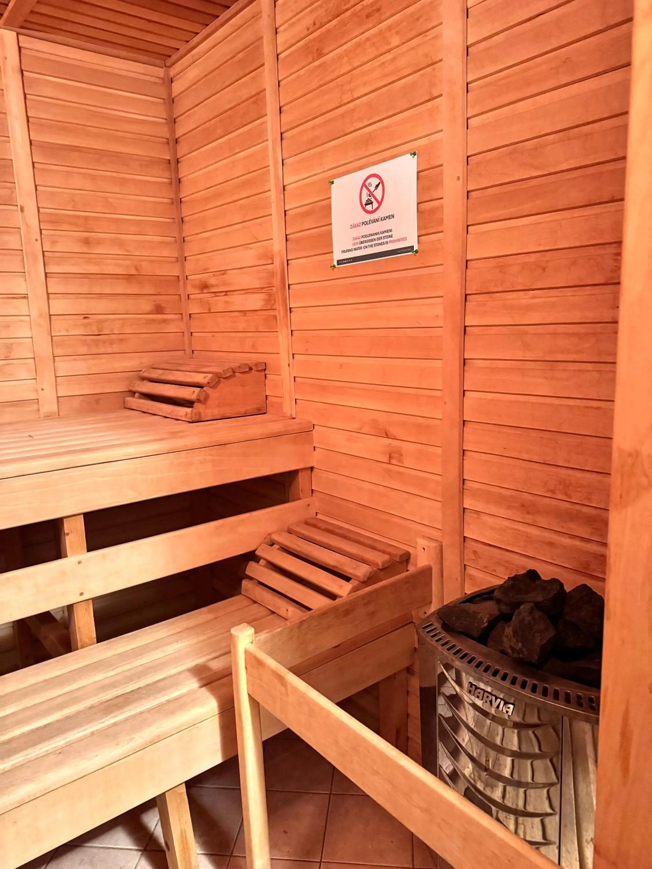 Sauna in Sport hotel POMI