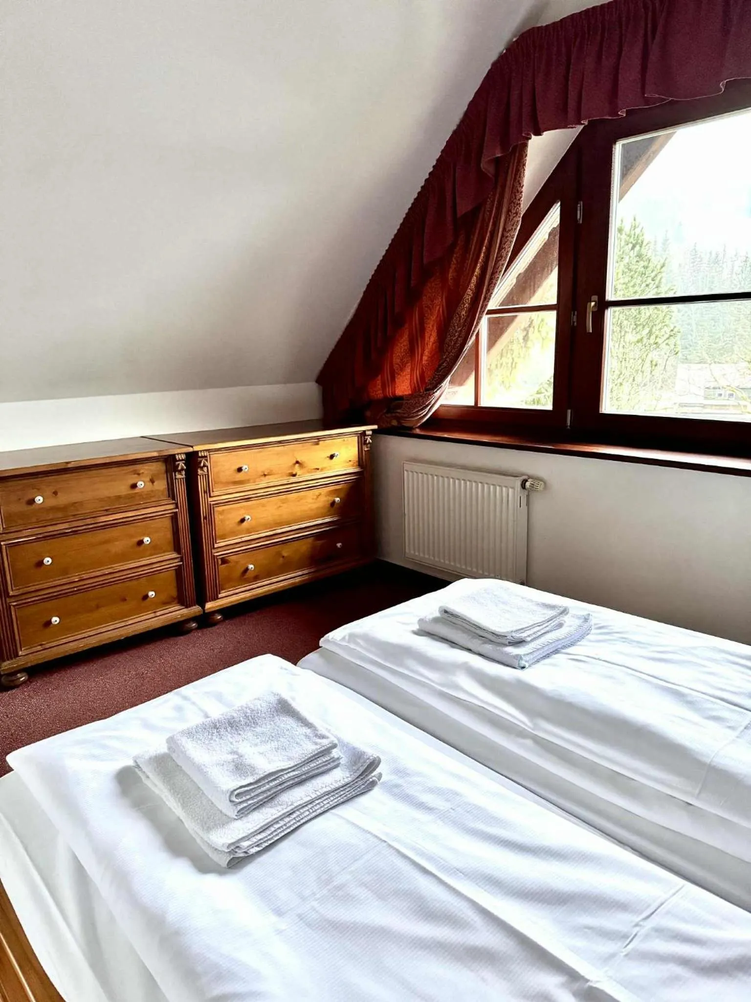 Bed in Sport hotel POMI