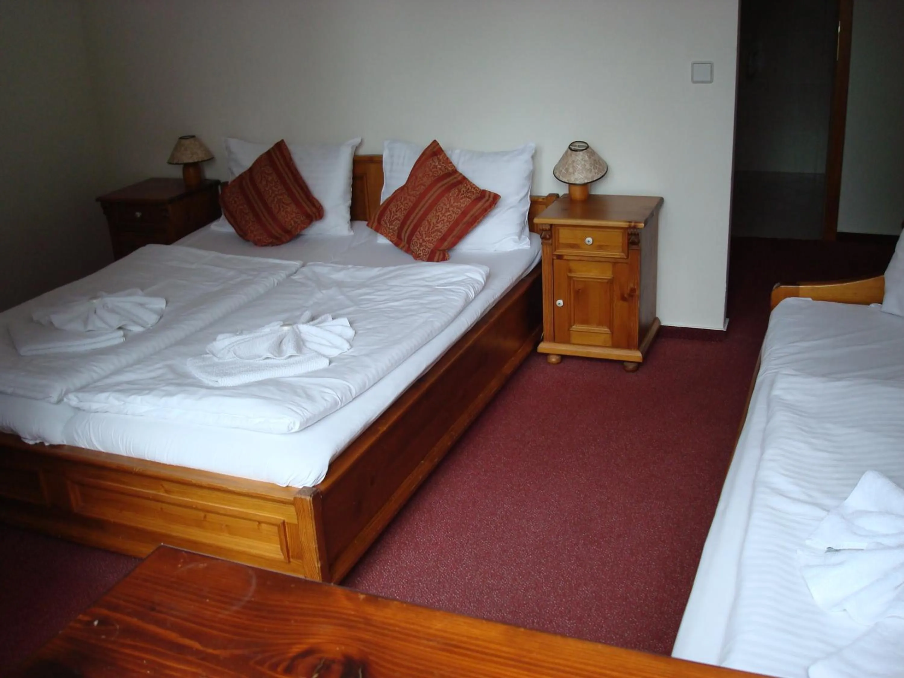 Bed in Sport hotel POMI