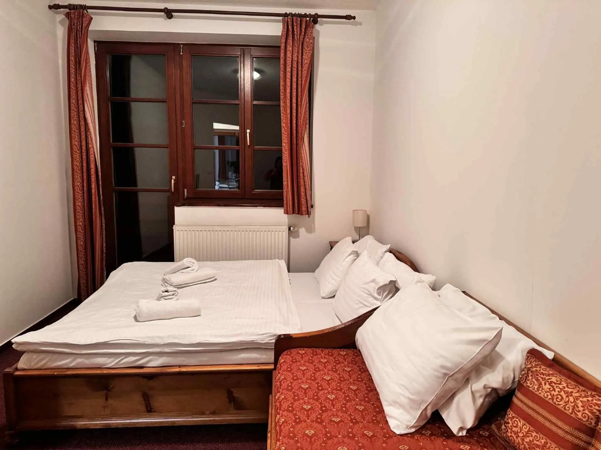 Bed in Sport hotel POMI