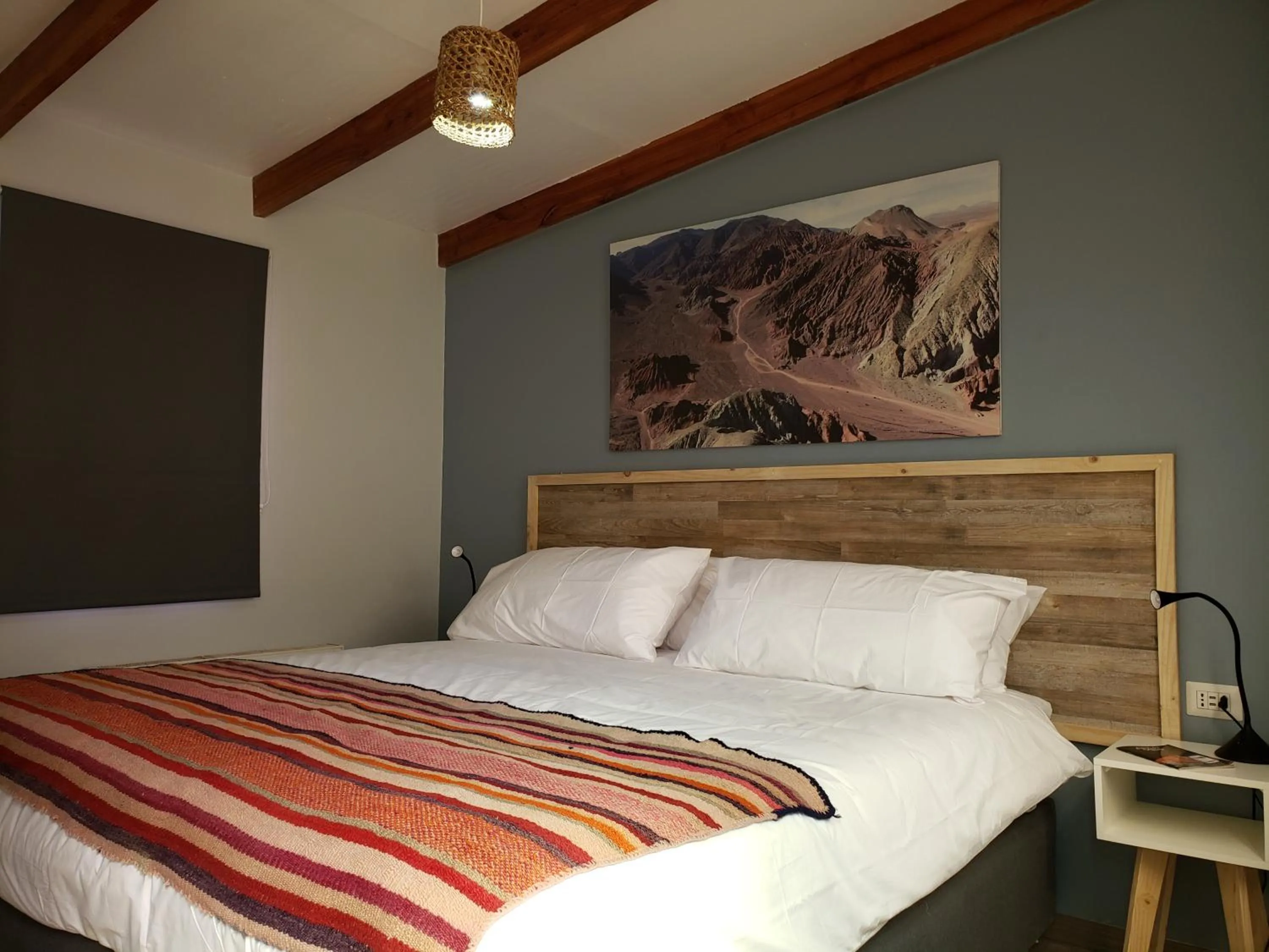 Bed in Hotel Jardin Atacama