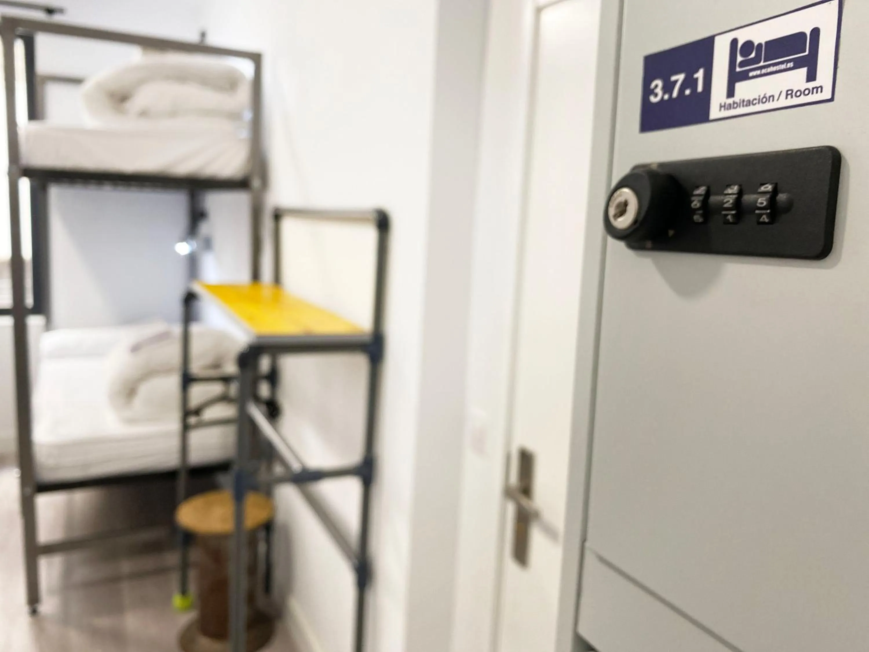 Decorative detail, Bed in ECO Hostel