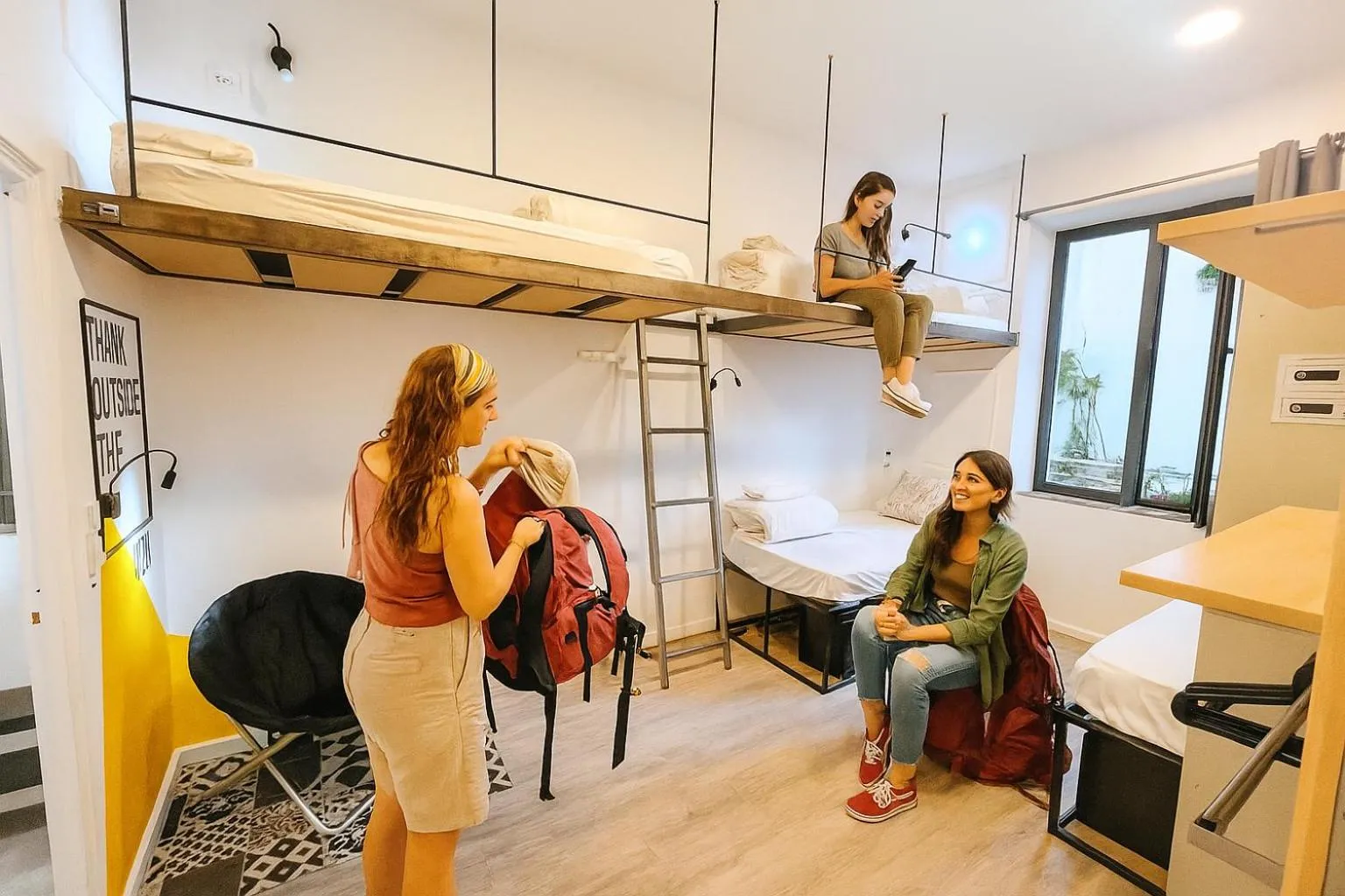 People in ECO Hostel