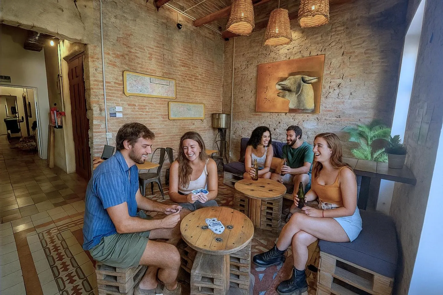 People in ECO Hostel