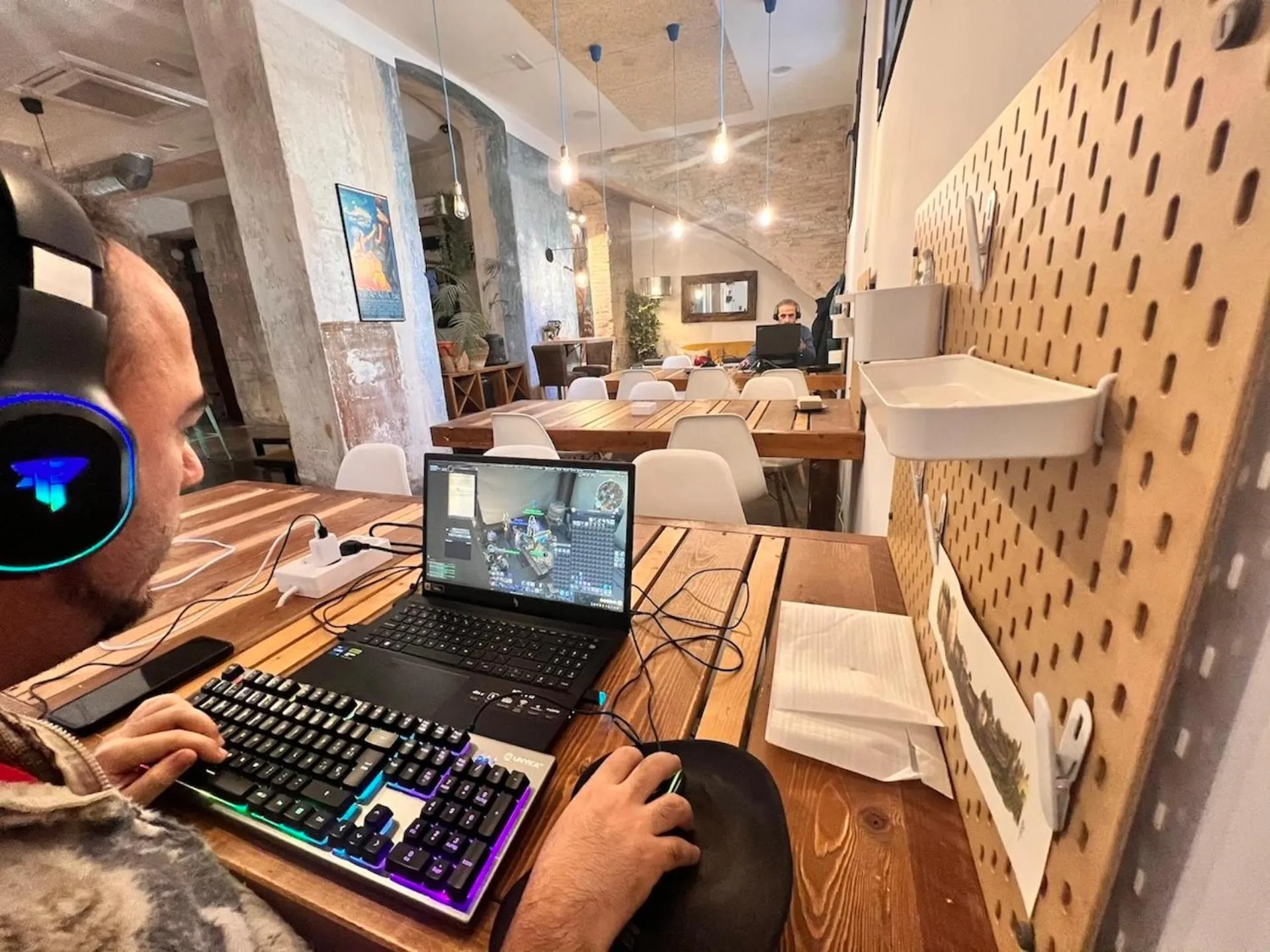 Seating area in ECO Hostel