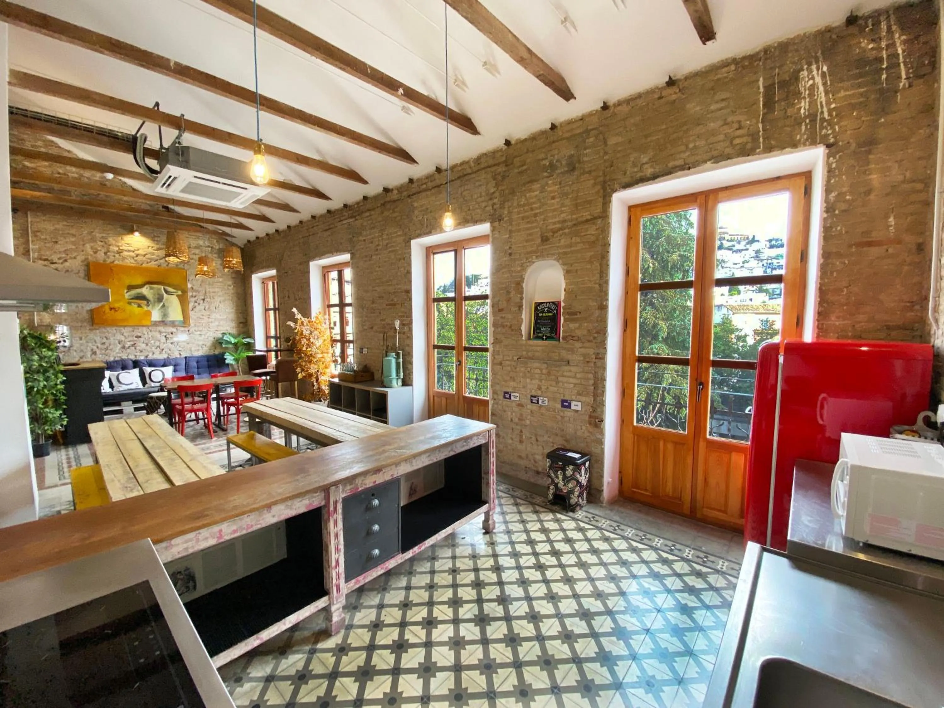 Kitchen or kitchenette in ECO Hostel