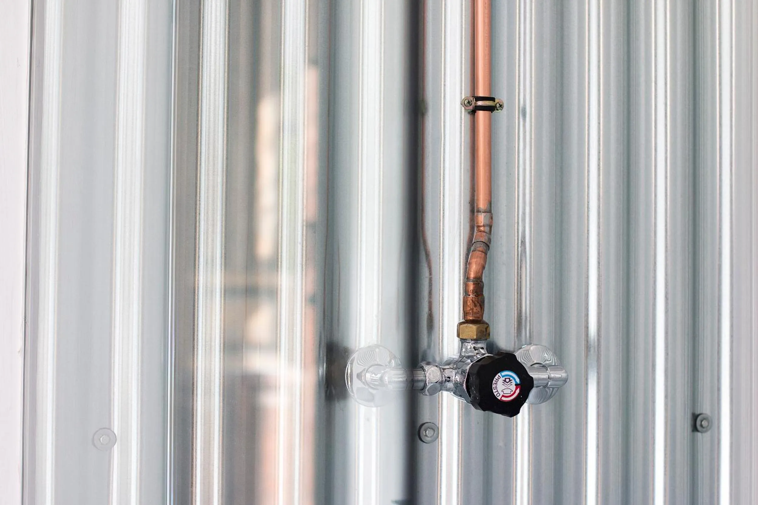 Shower in ECO Hostel