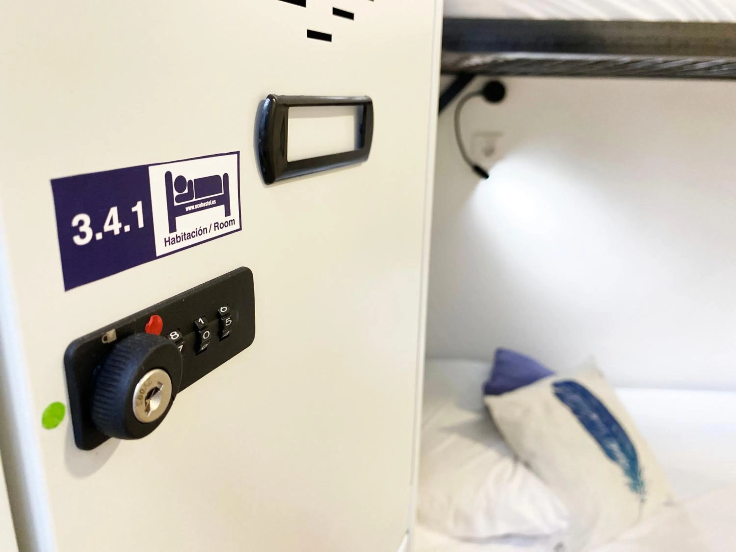 Decorative detail, Bed in ECO Hostel