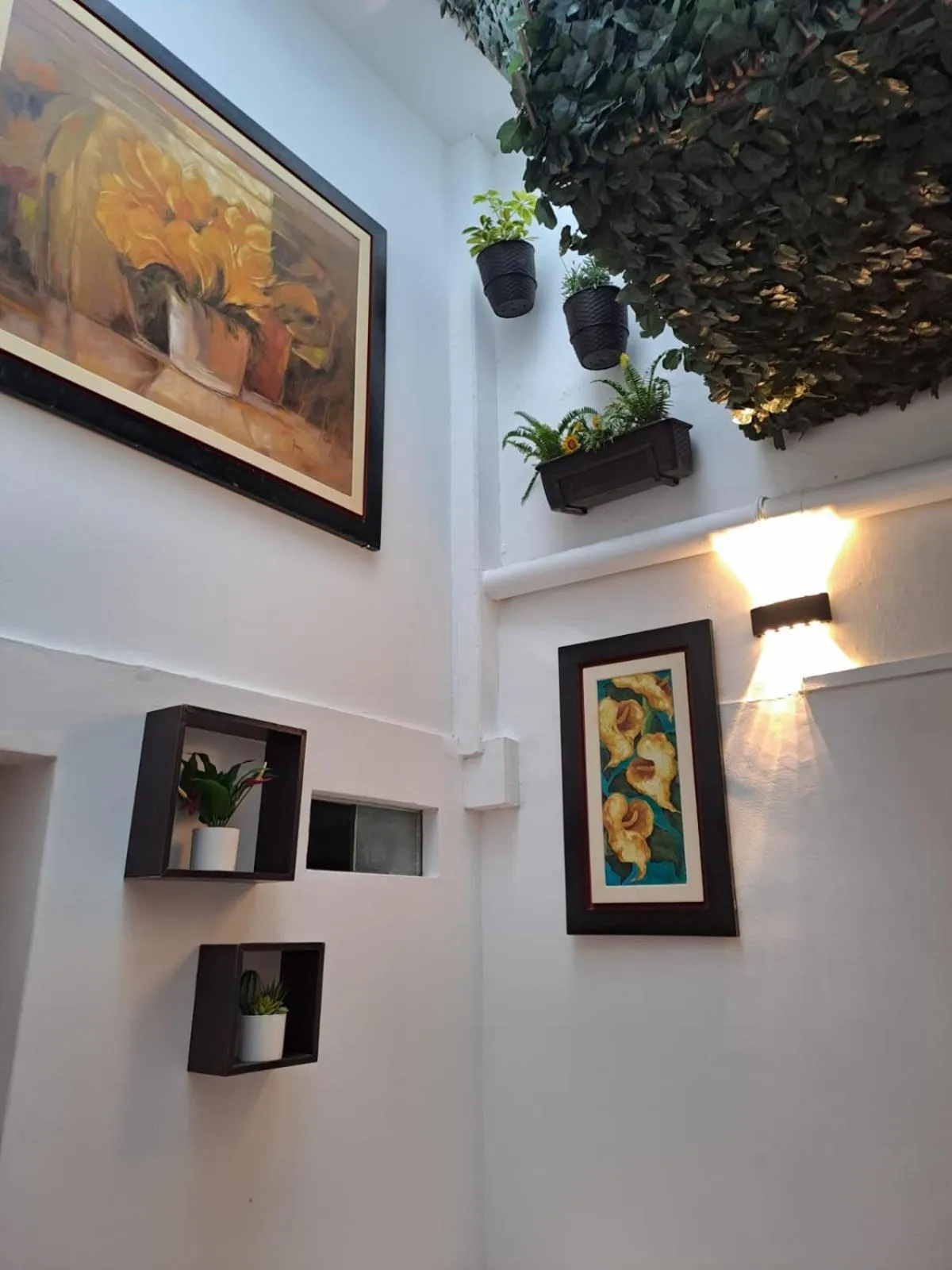 Inner courtyard view in Jose Luis Hostal Boutique