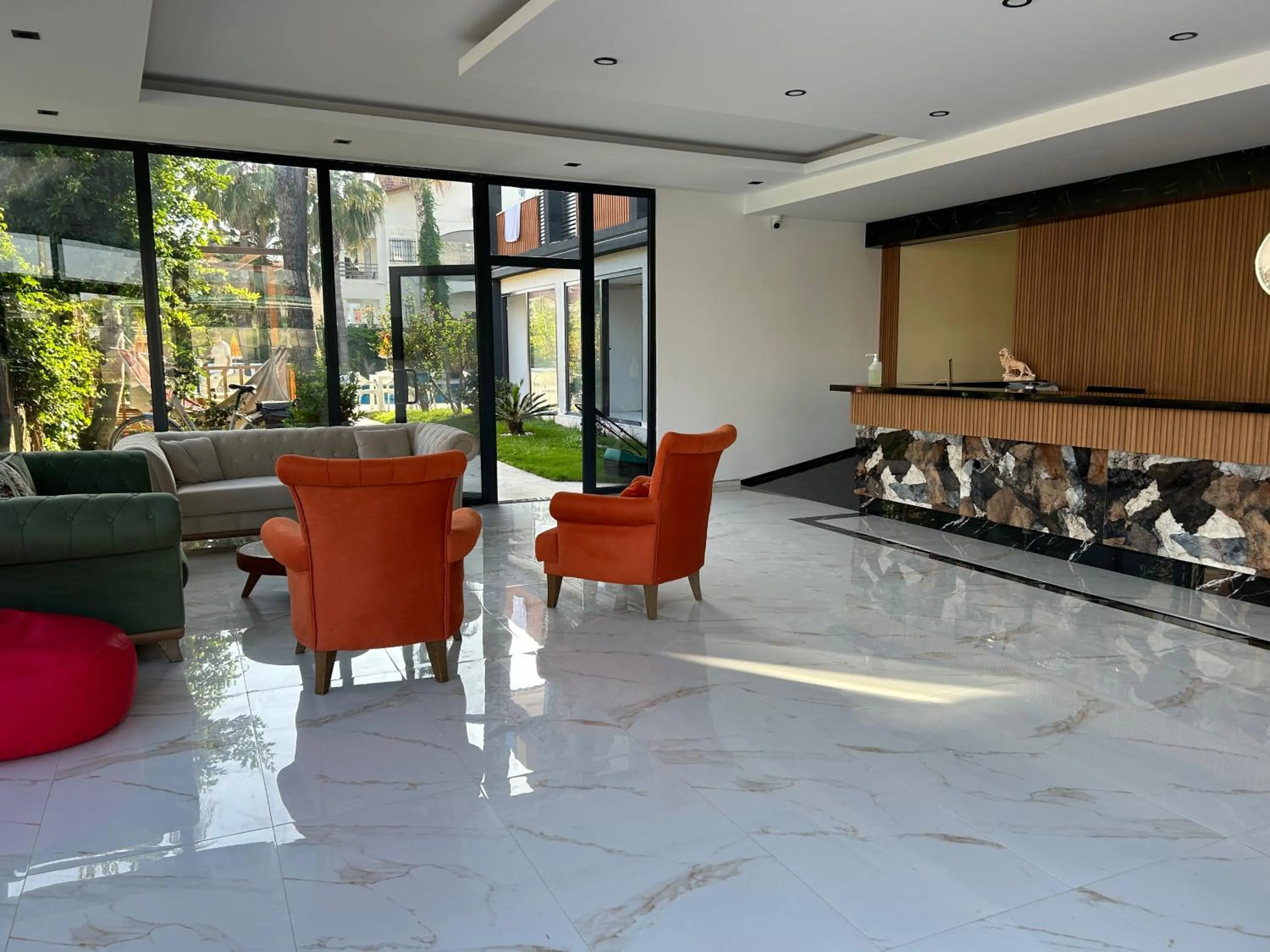 Seating area in Bellissima Hotel