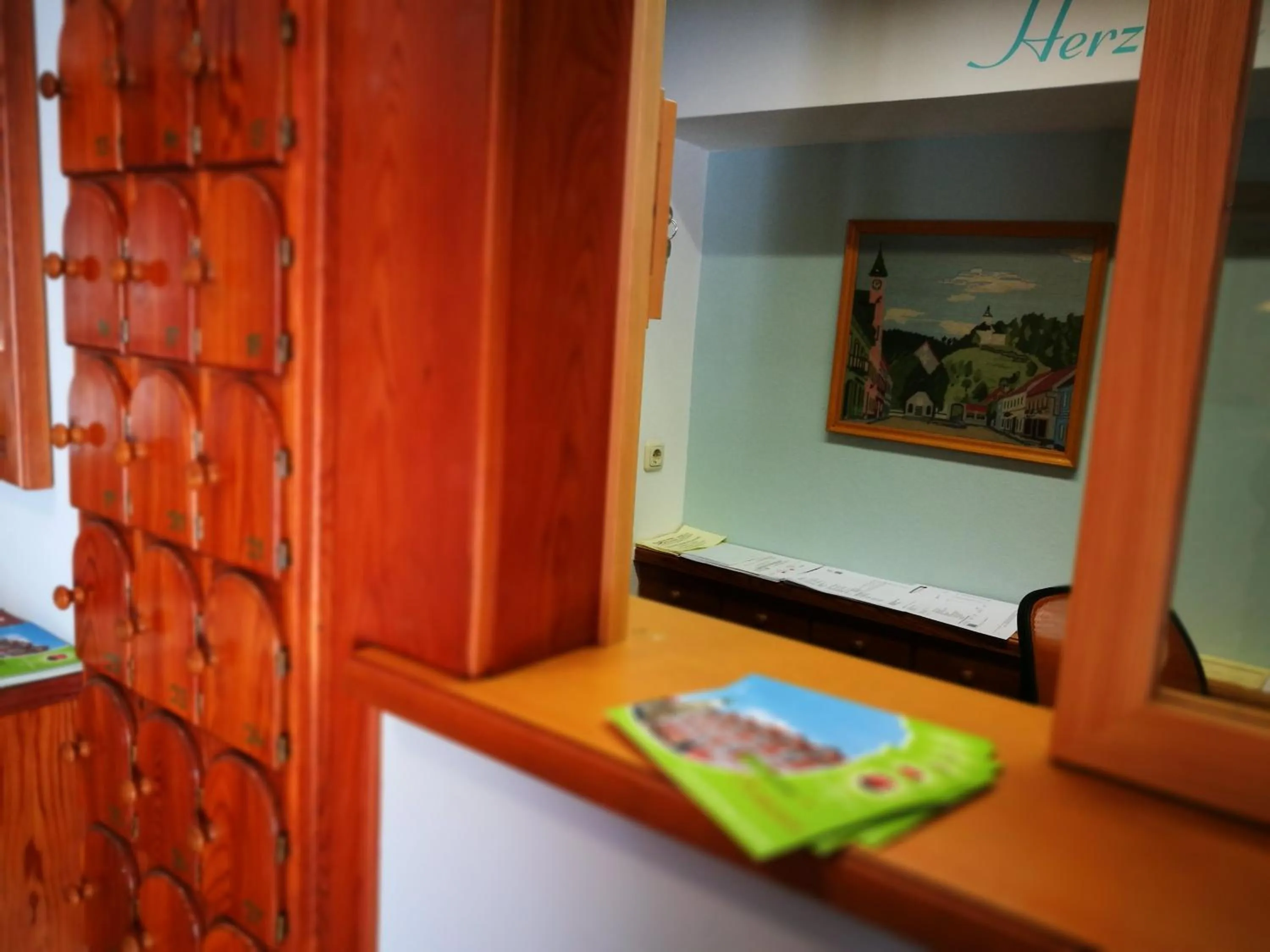 Lobby or reception in Hotel Restaurant zum Schwan