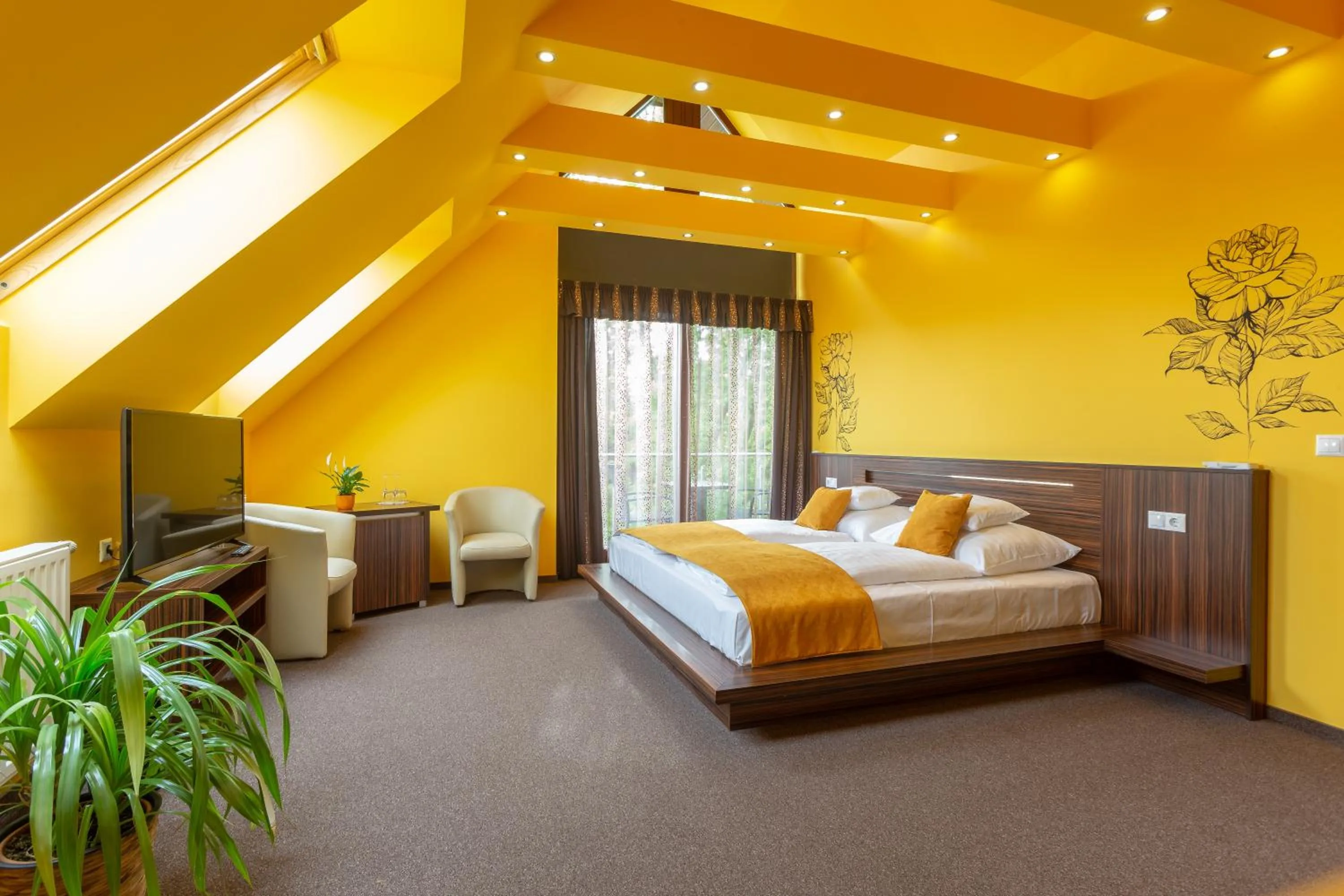 Bed in Hotel Mayer Alsóörs