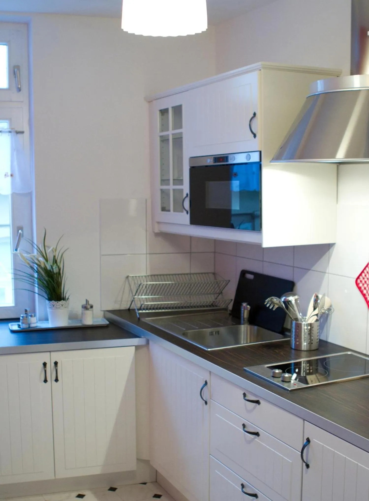 Kitchen or kitchenette in Suiten Hotel Dependance Laterne