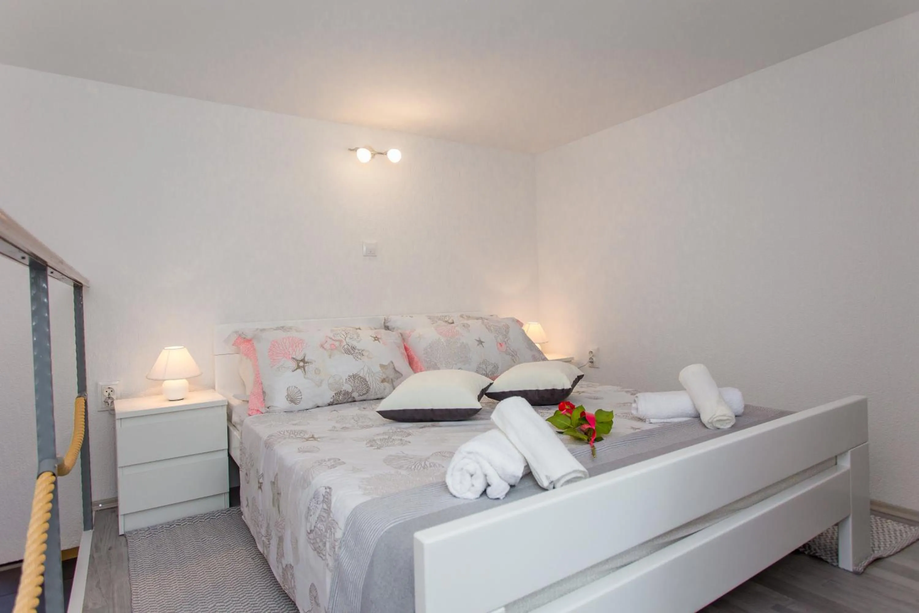 Bed in Studio Apartment Vasilj