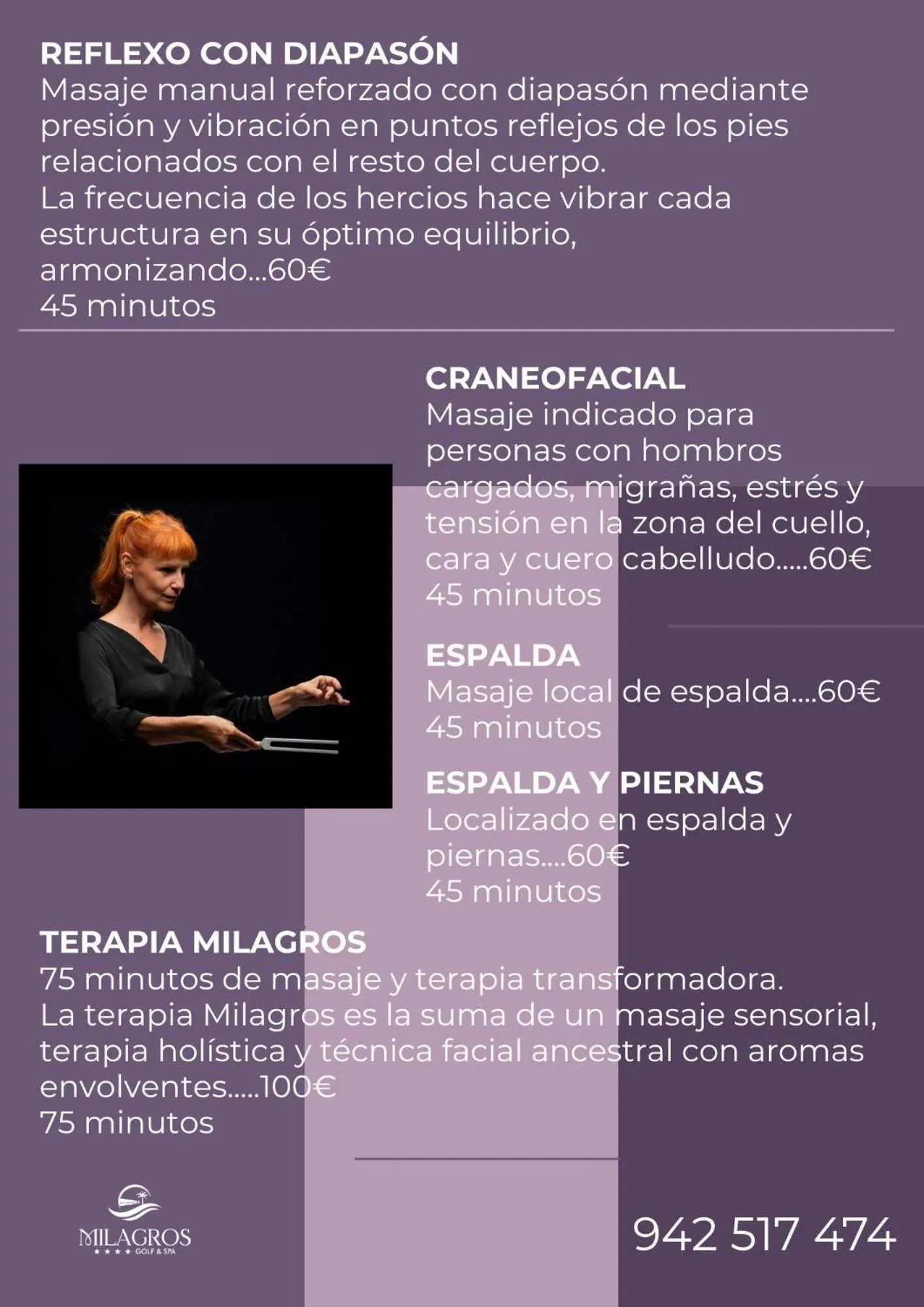 Massage in Hotel Milagros Golf