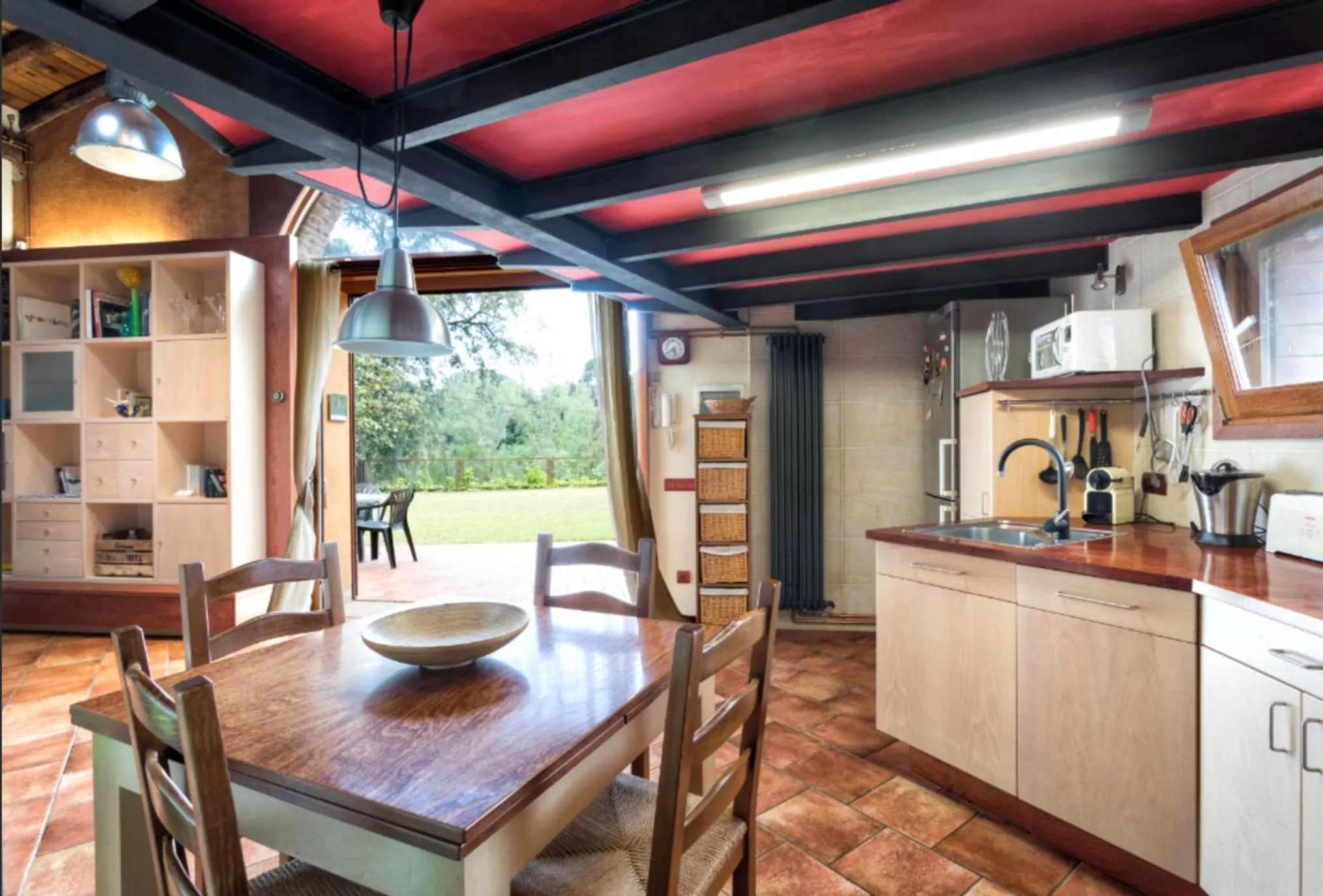 Kitchen or kitchenette in Masia Can Bachs