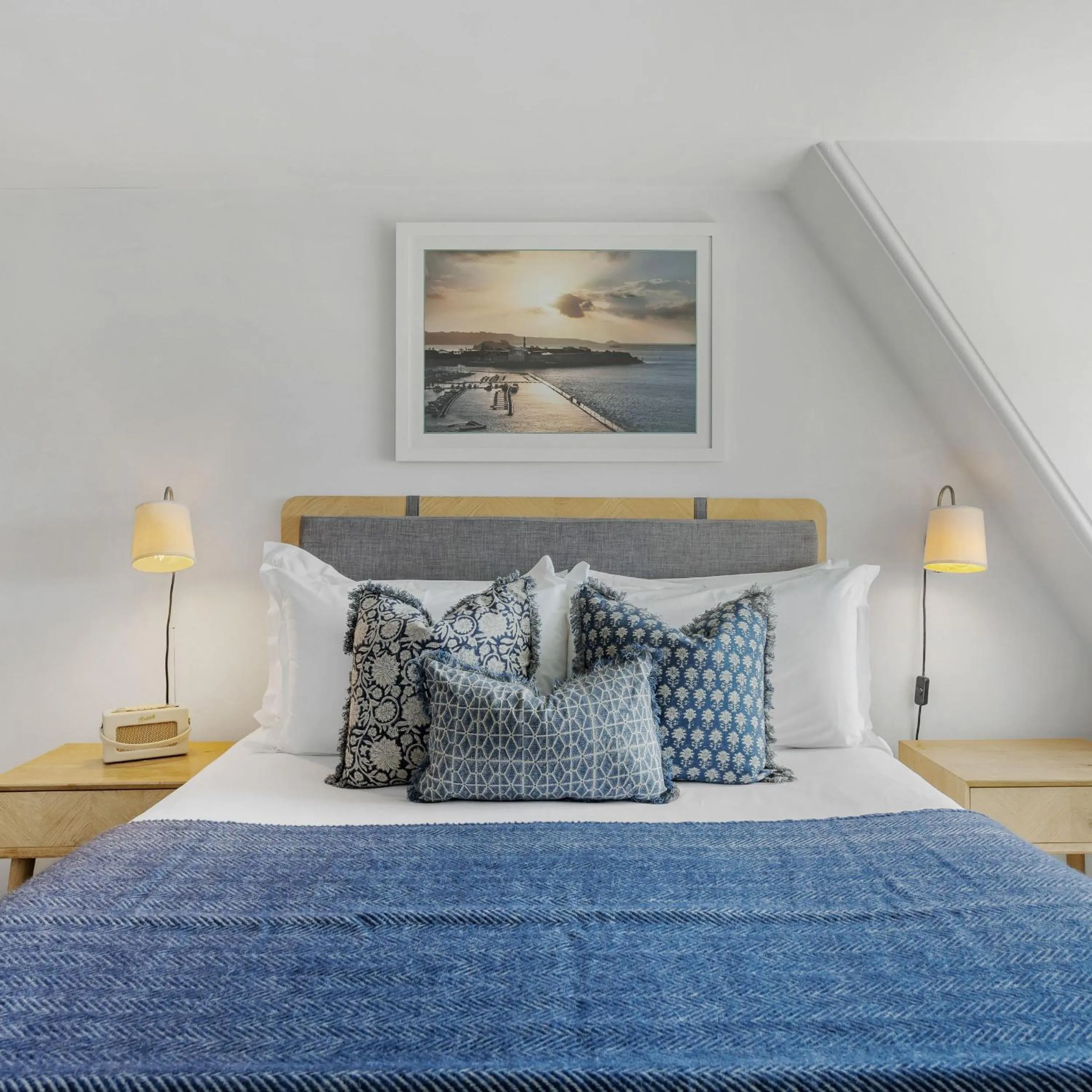 Bedroom, Bed in Admiral's House by Maison Pierre