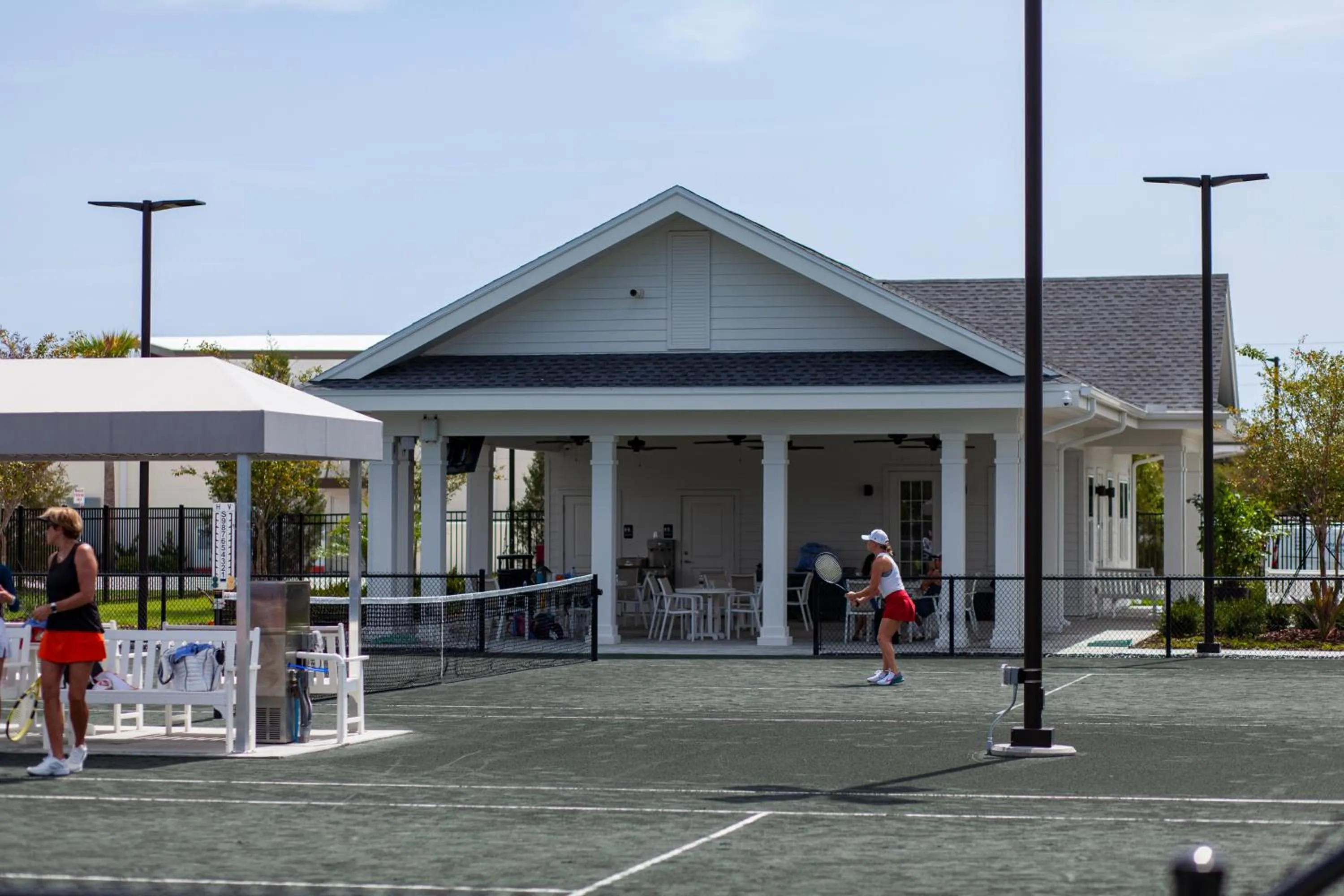 Tennis court in Ponte Vedra Inn and Club