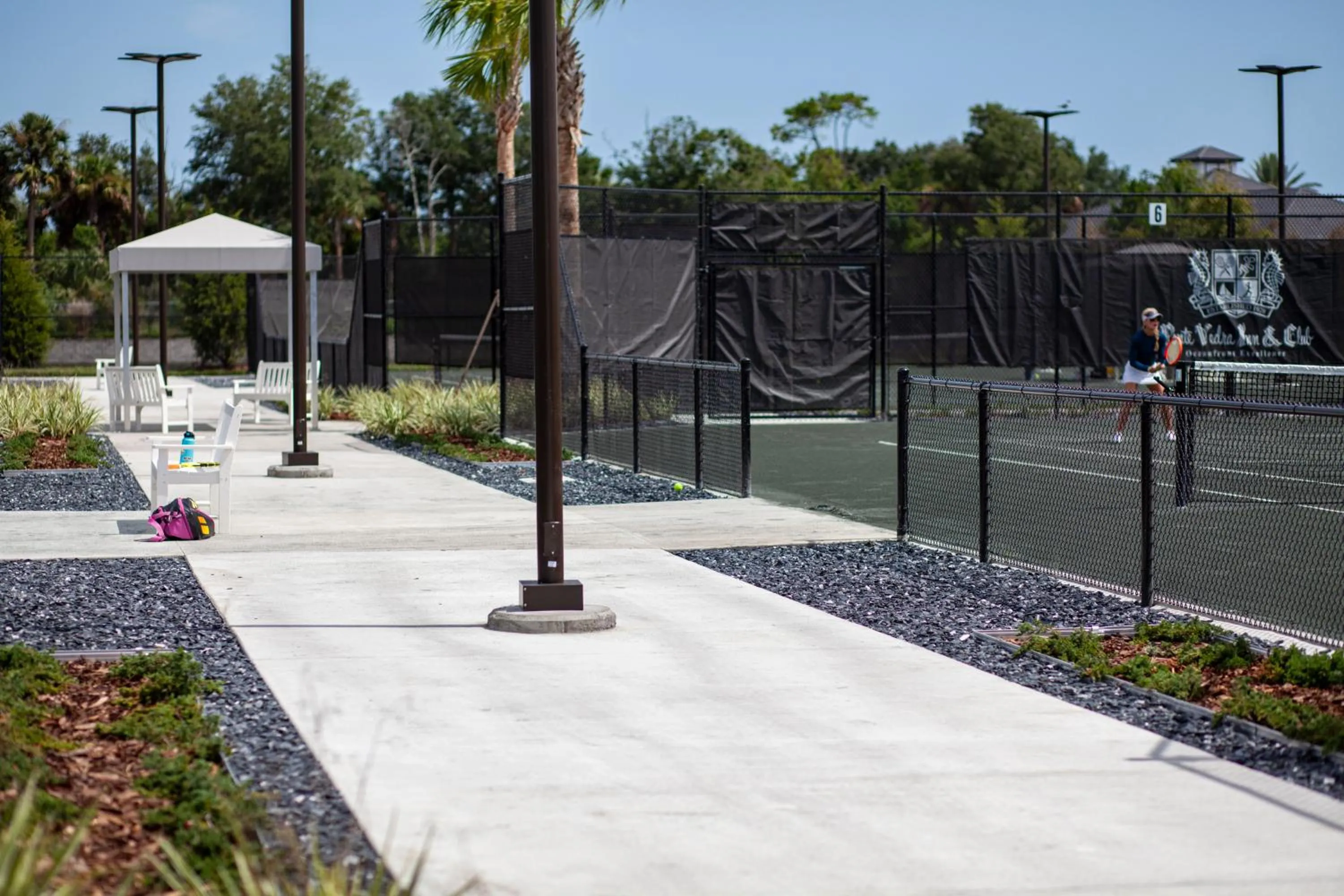 Tennis court in Ponte Vedra Inn and Club