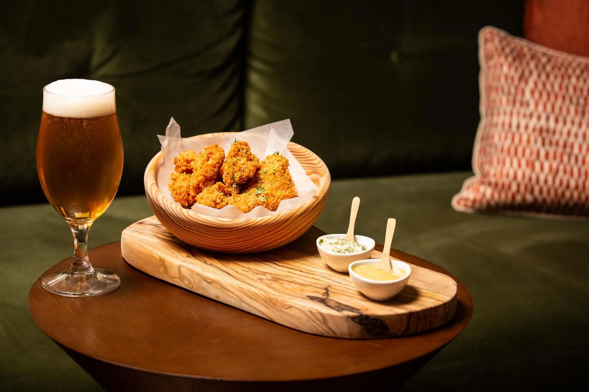 Food close-up in Gallery Hostel