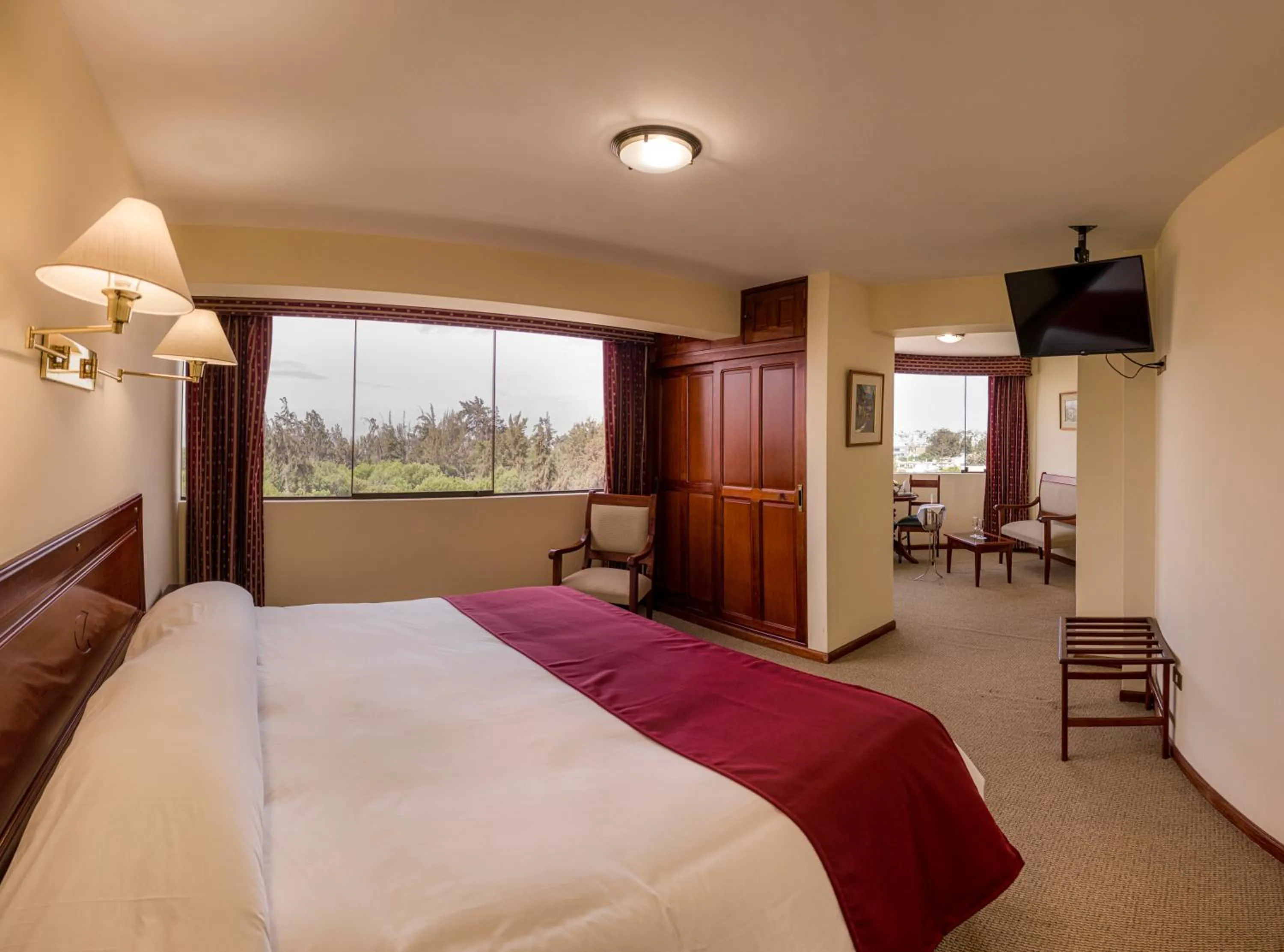 Bed in El Cabildo Hotel