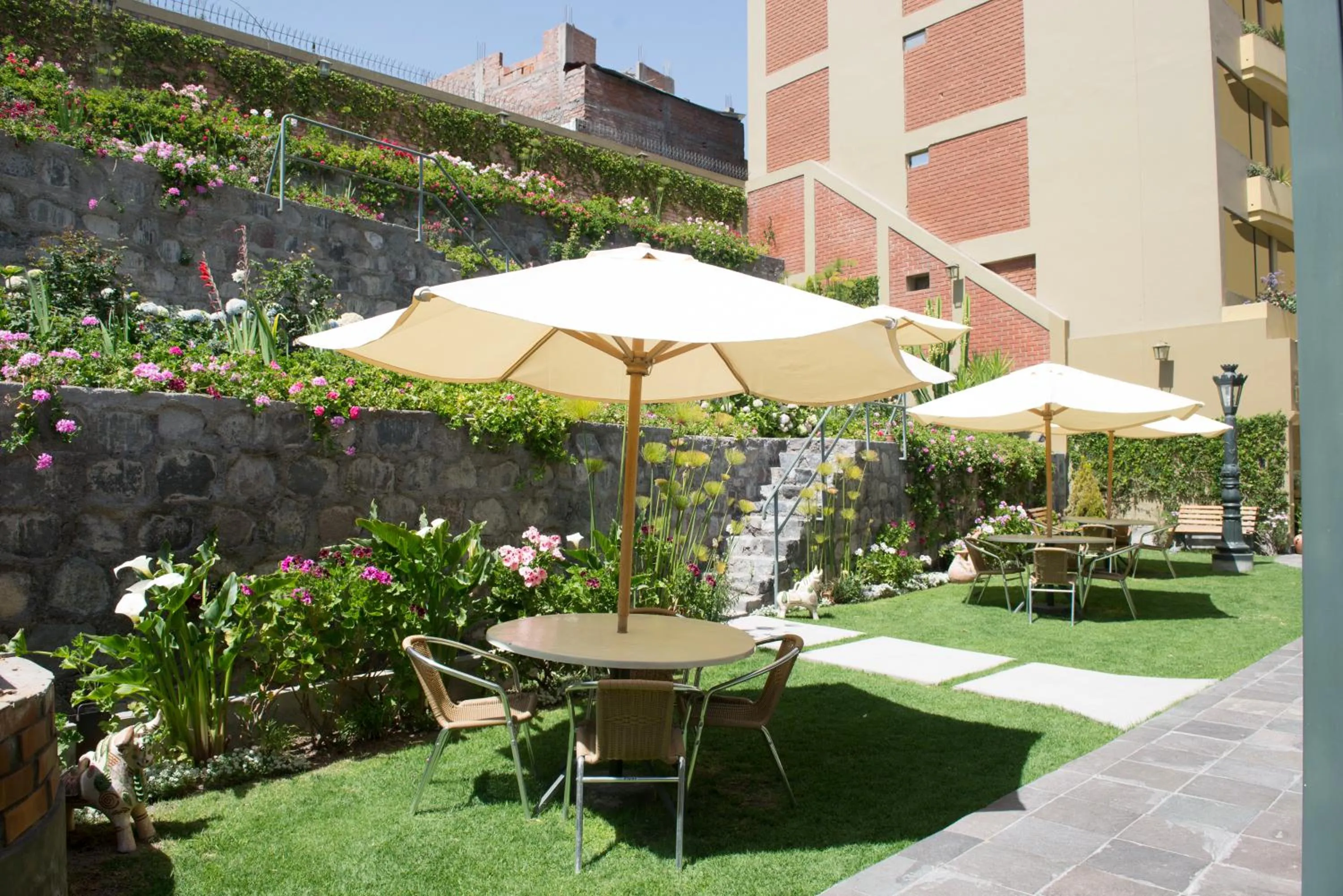 Garden in El Cabildo Hotel