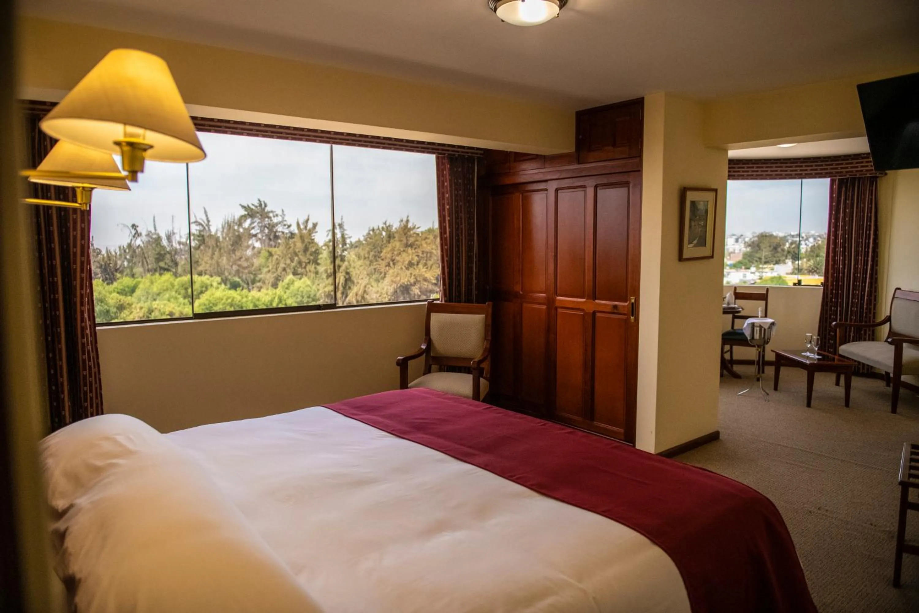 Bed in El Cabildo Hotel