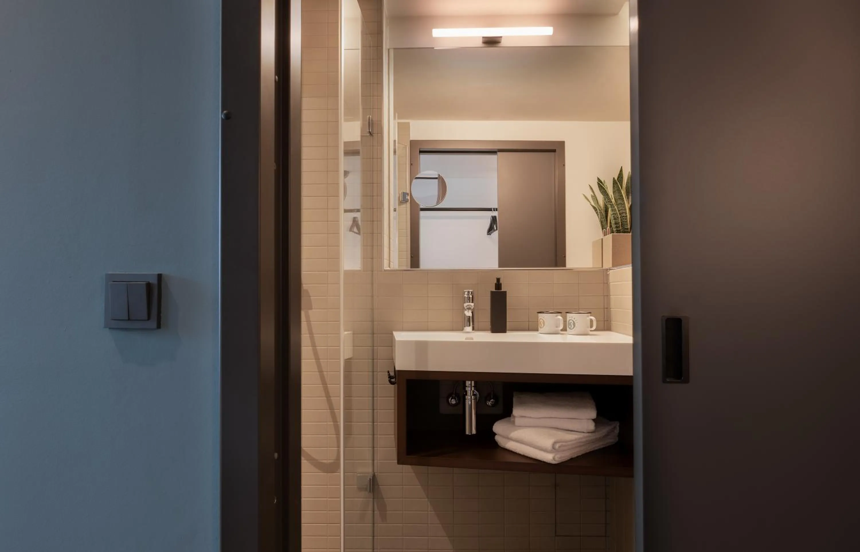 Bathroom in PIERDREI Hotel HafenCity Hamburg