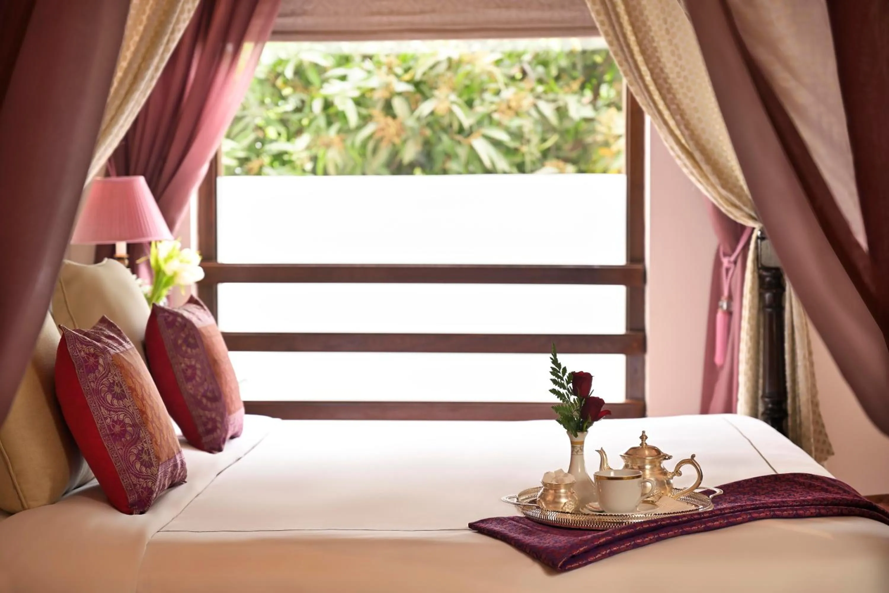 View (from property/room), Bed in Taj Nadesar Palace