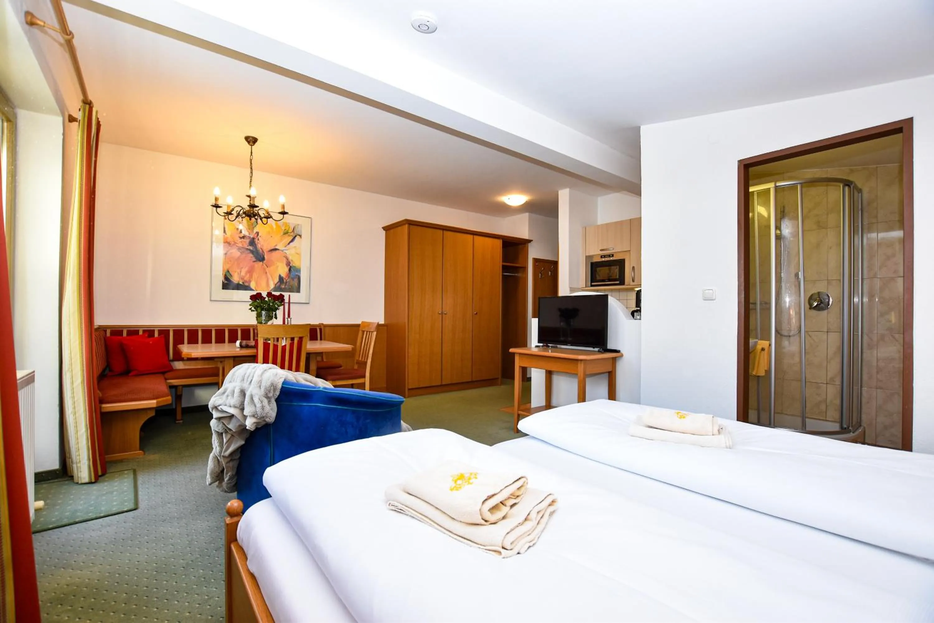 Bed in Hotel-Garni Austria