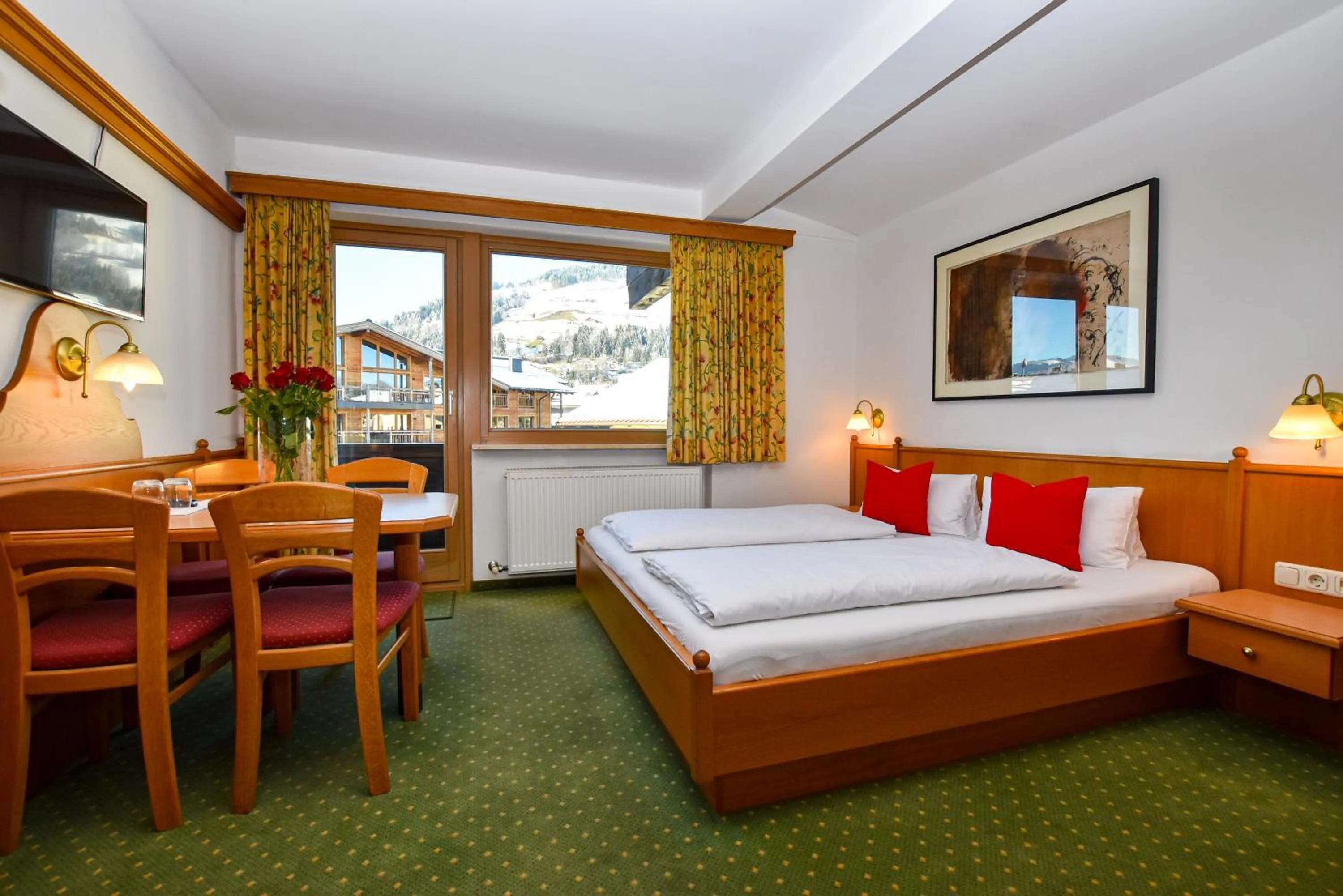 Bed in Hotel-Garni Austria