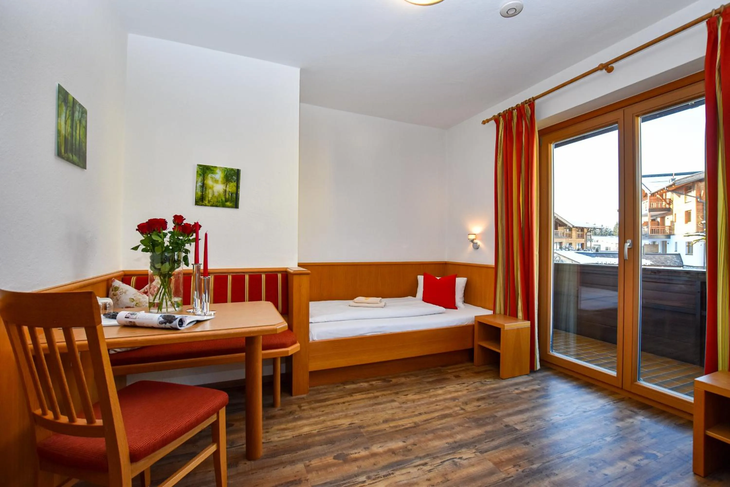 Bed in Hotel-Garni Austria