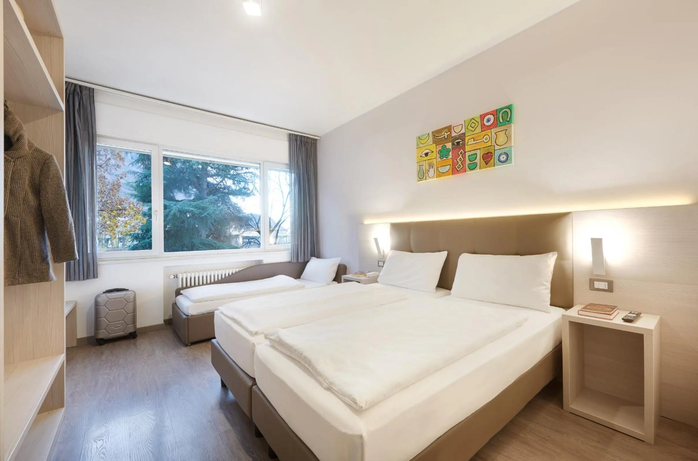 Bed in Hotel Ariston