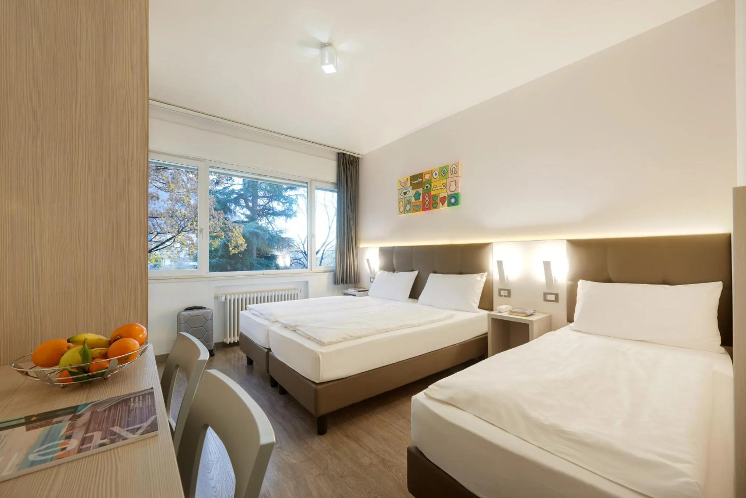 Bed in Hotel Ariston