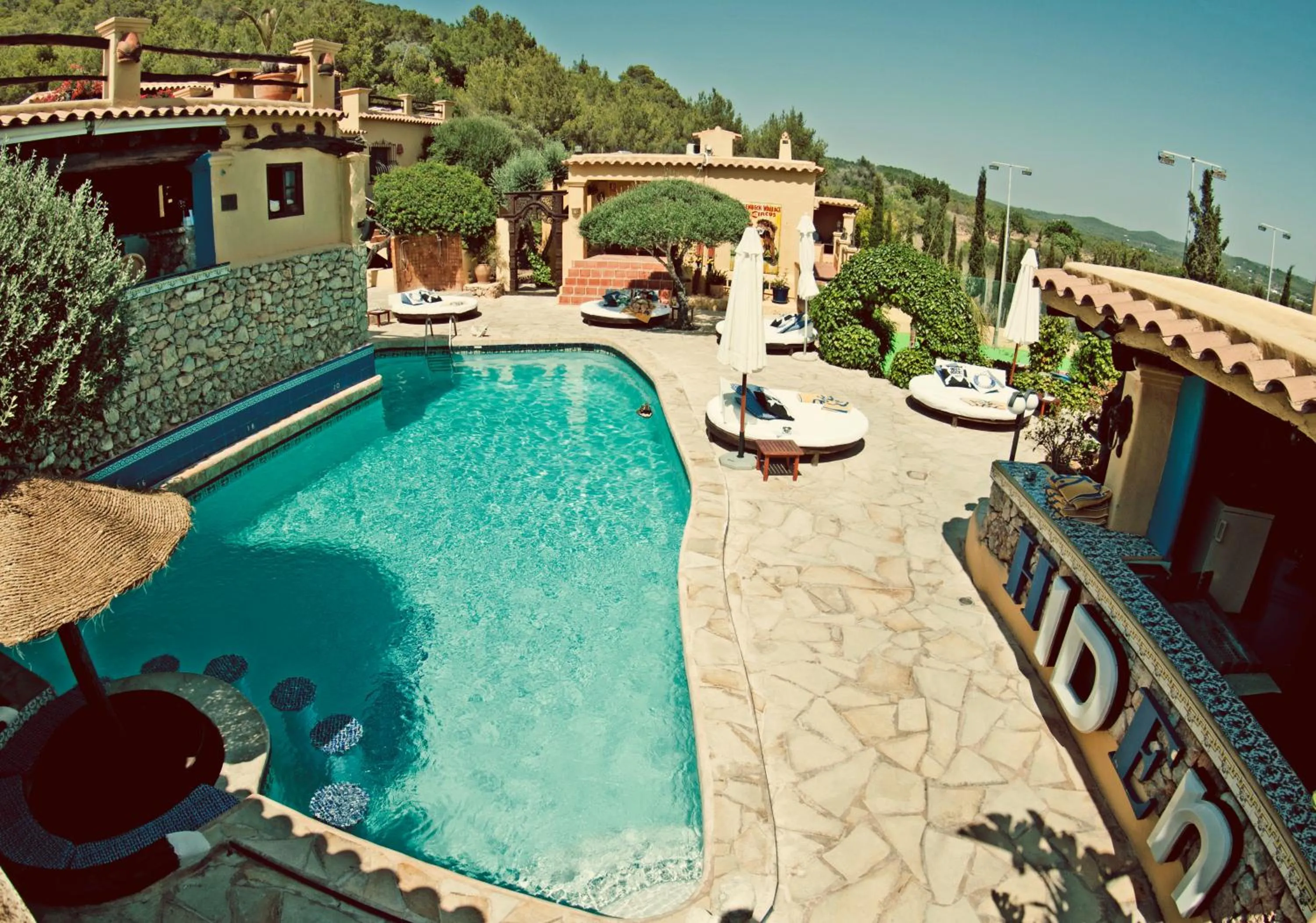 Swimming pool in Pikes Ibiza