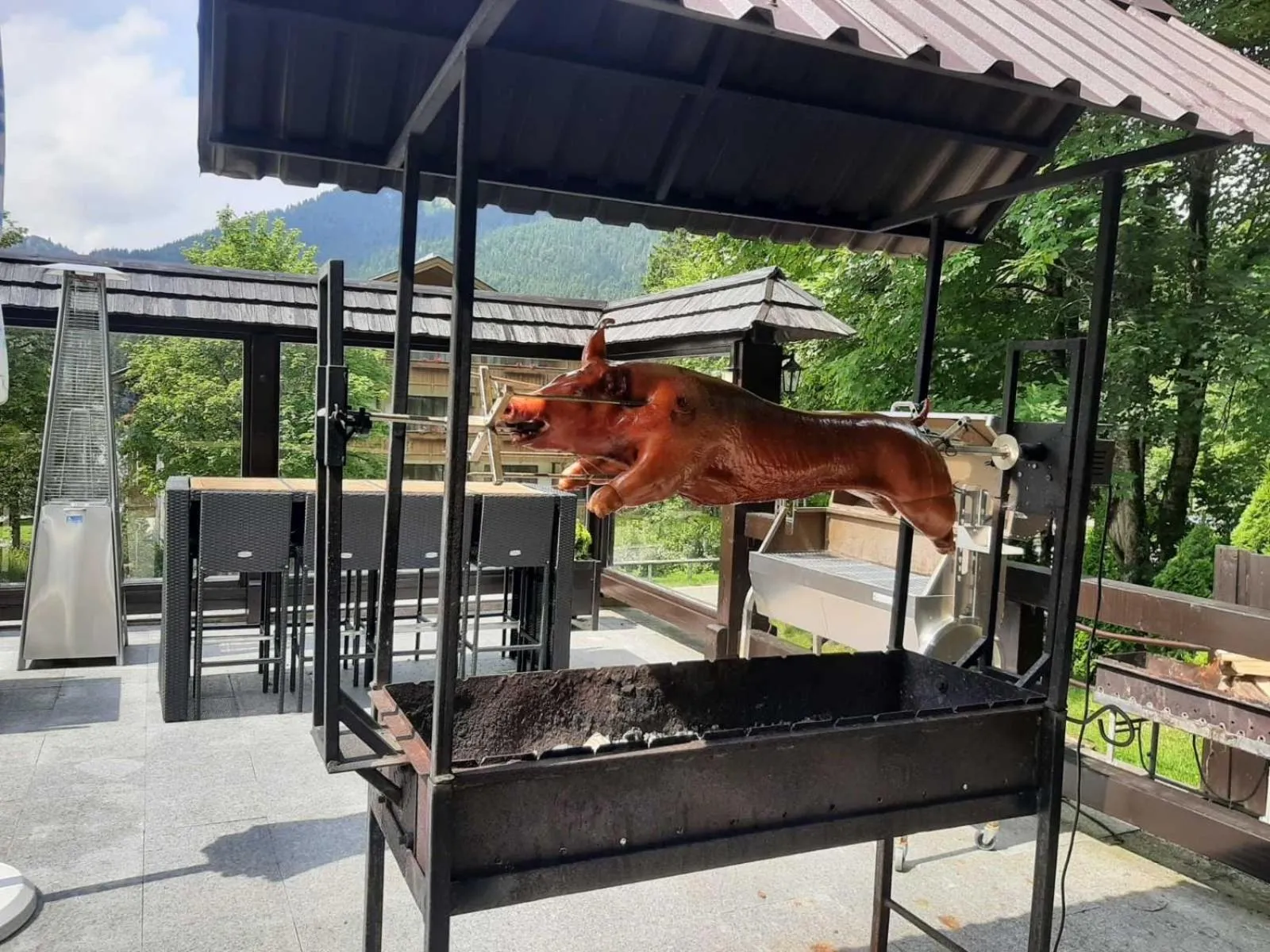 BBQ facilities in Hotel Gundl Alm