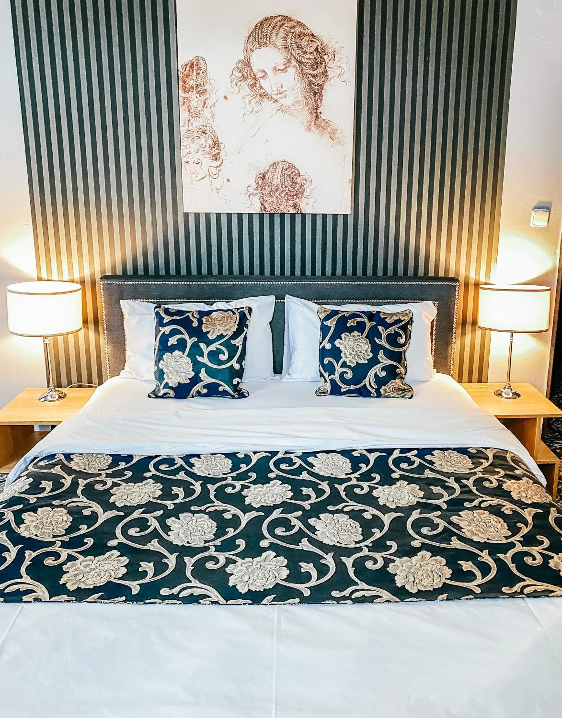 Bed in Hotel DaVinci