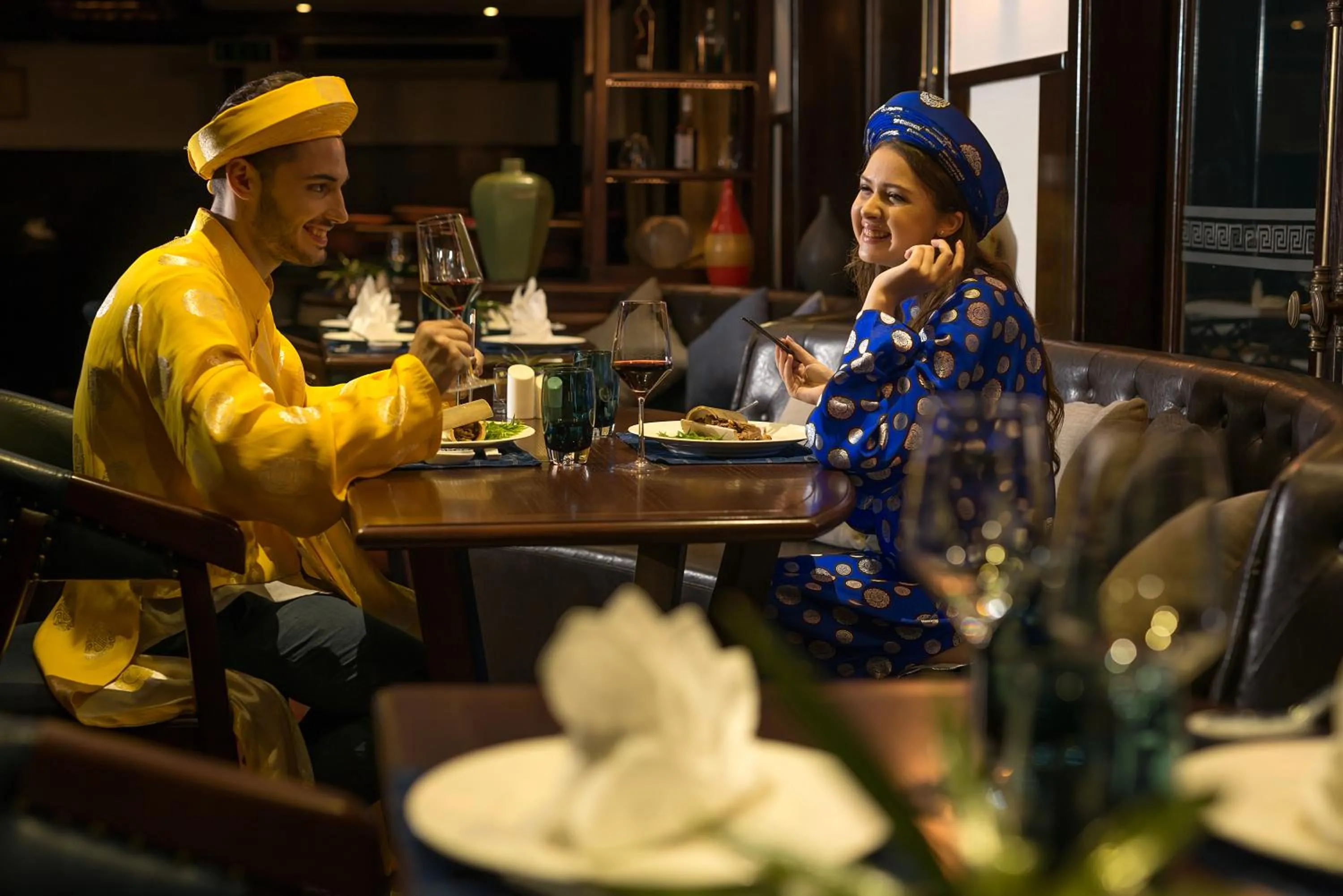 Evening entertainment in Paradise Sails Cruise