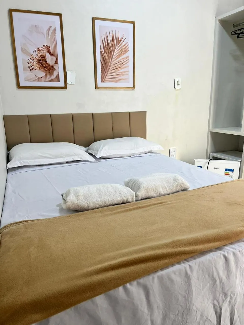 Bed in Hotel Pousada Calhau