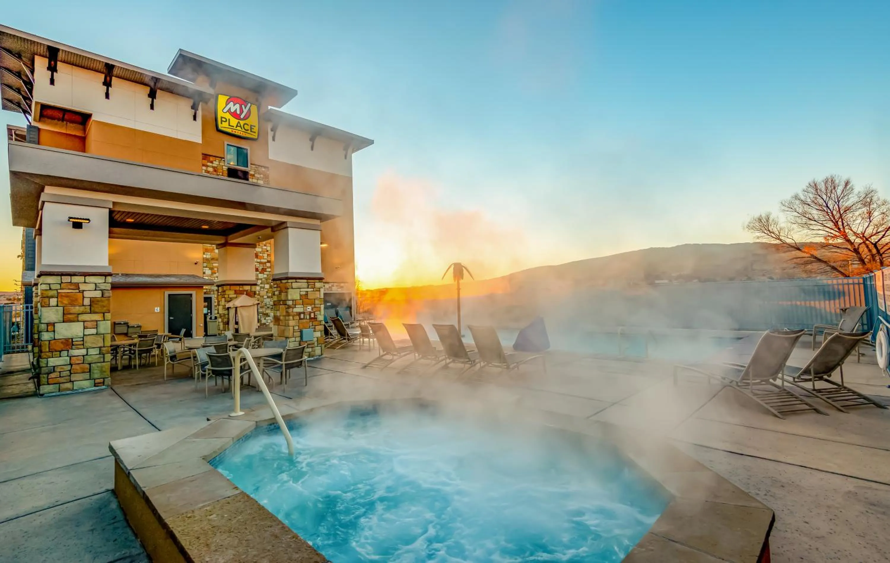 Property building in My Place Hotel - St. George, UT